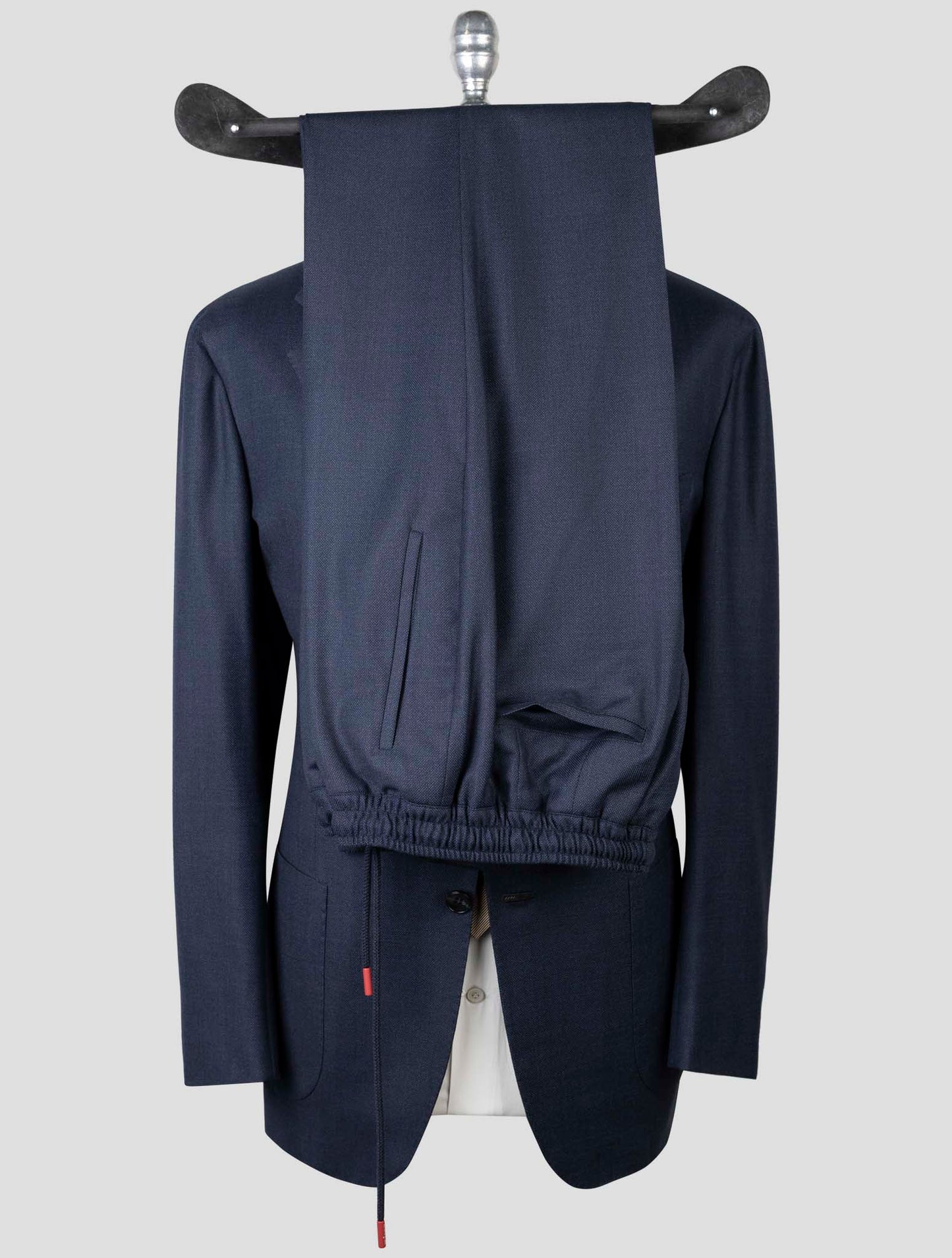 Kiton Blue Virgin Wool Suit