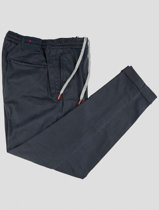 Kiton Blue Lyocell Ea Pants