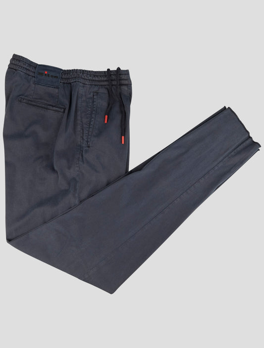 Kiton Blue Lyocell Ea Pants