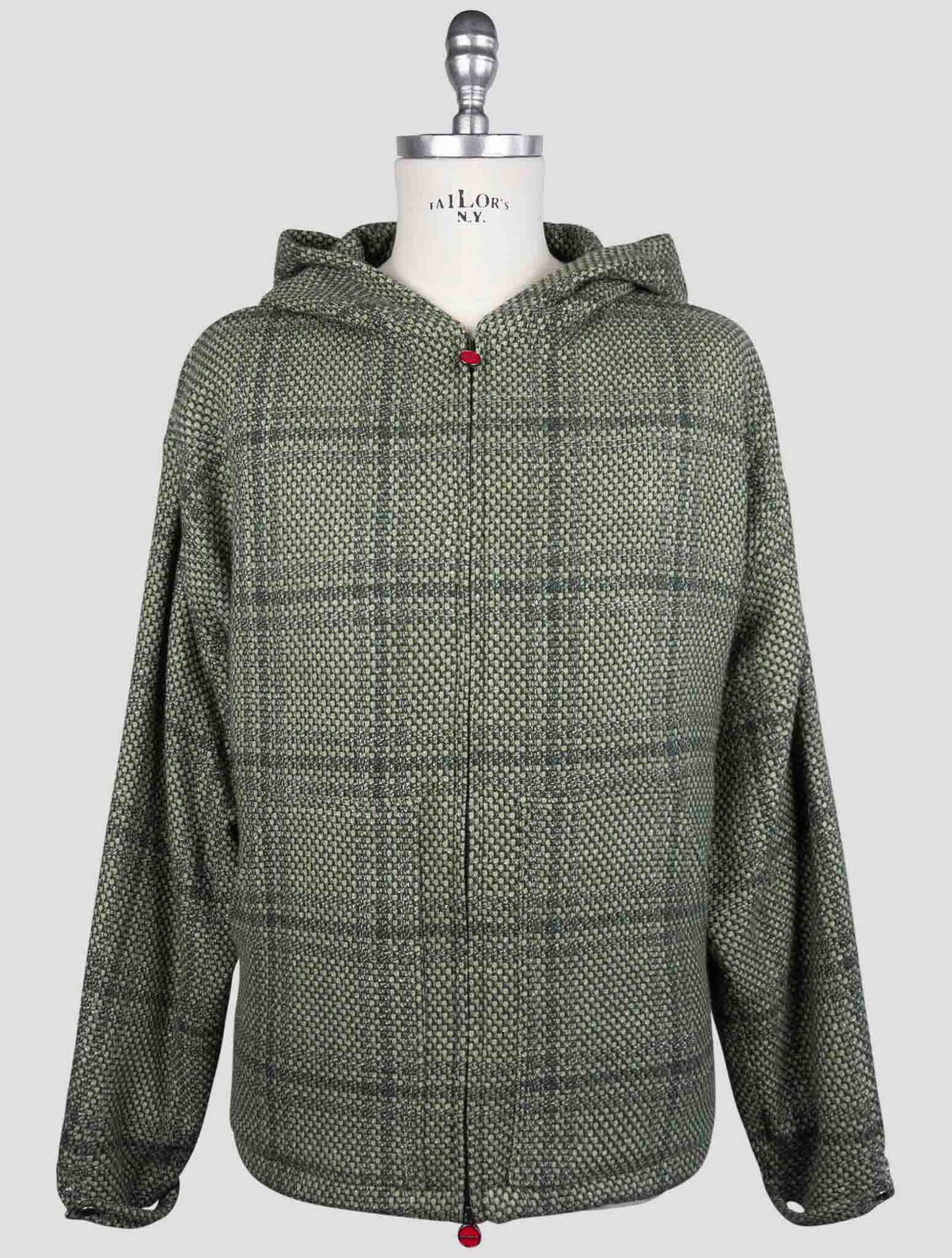 Kiton Green Cashmere Virgin wool Silk Linen Sweater