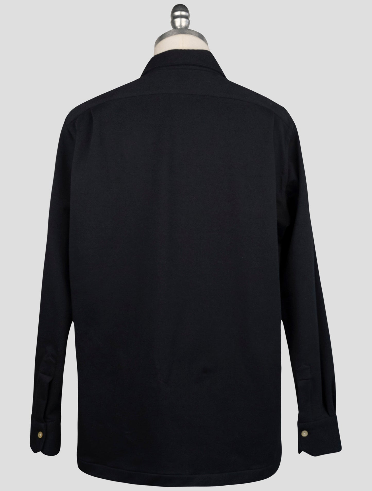 Kiton Black Cotton Ea Sweater Polo
