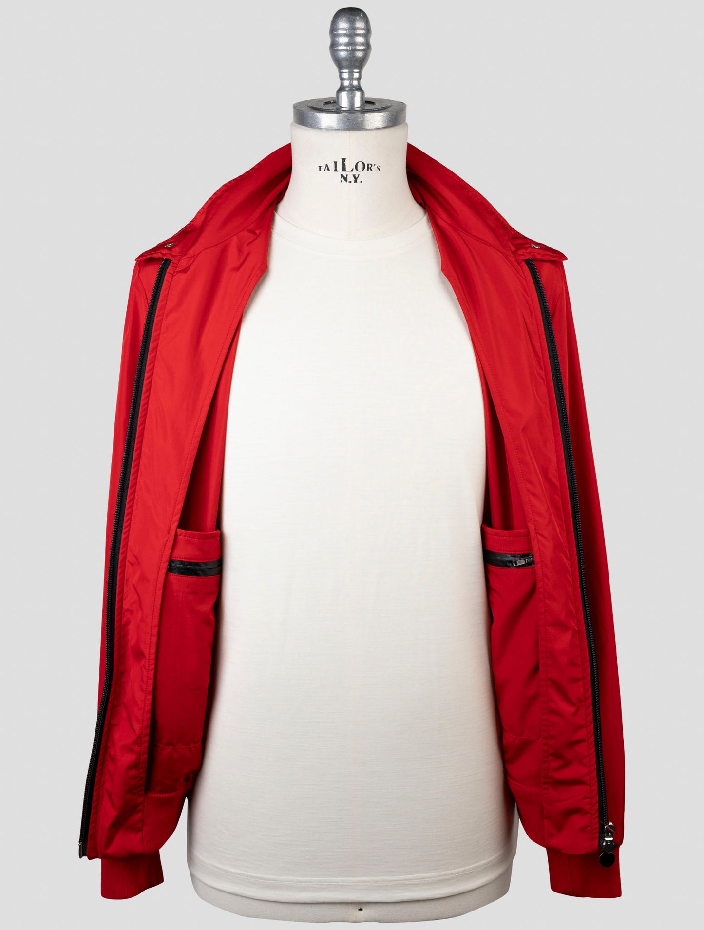 Kiton Red Pl Coat