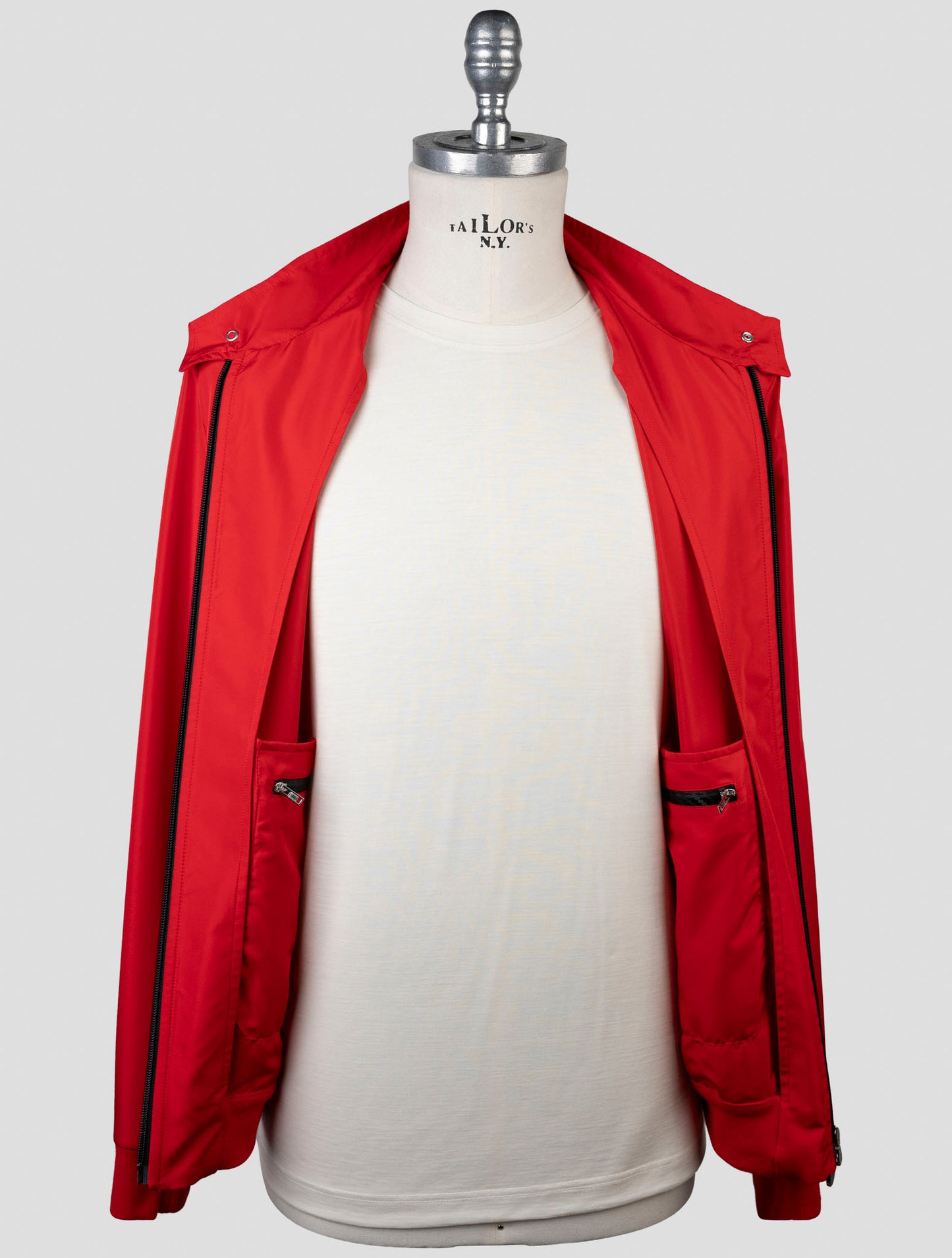 Kiton Red Pl Coat