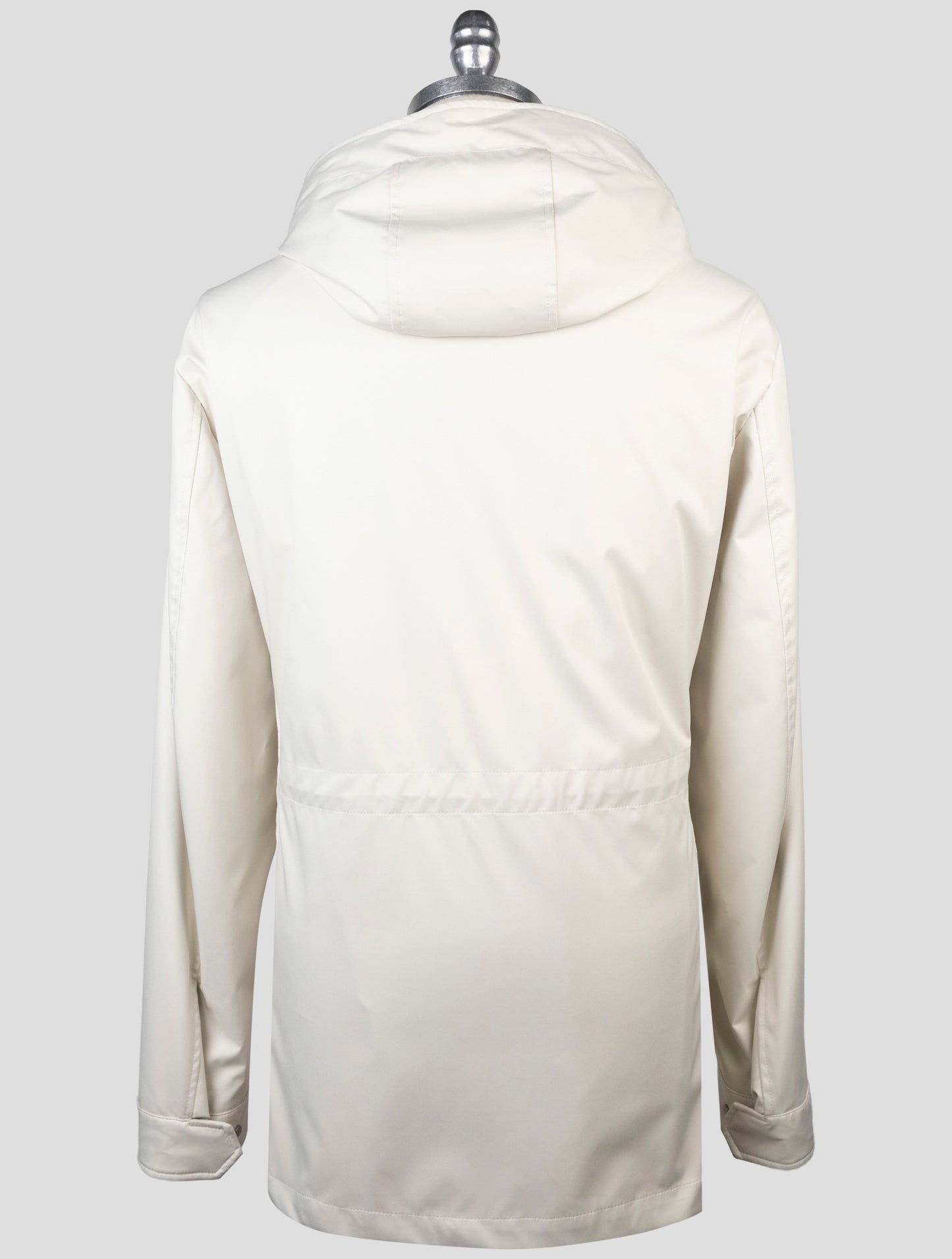 Kiton White Pl Coat