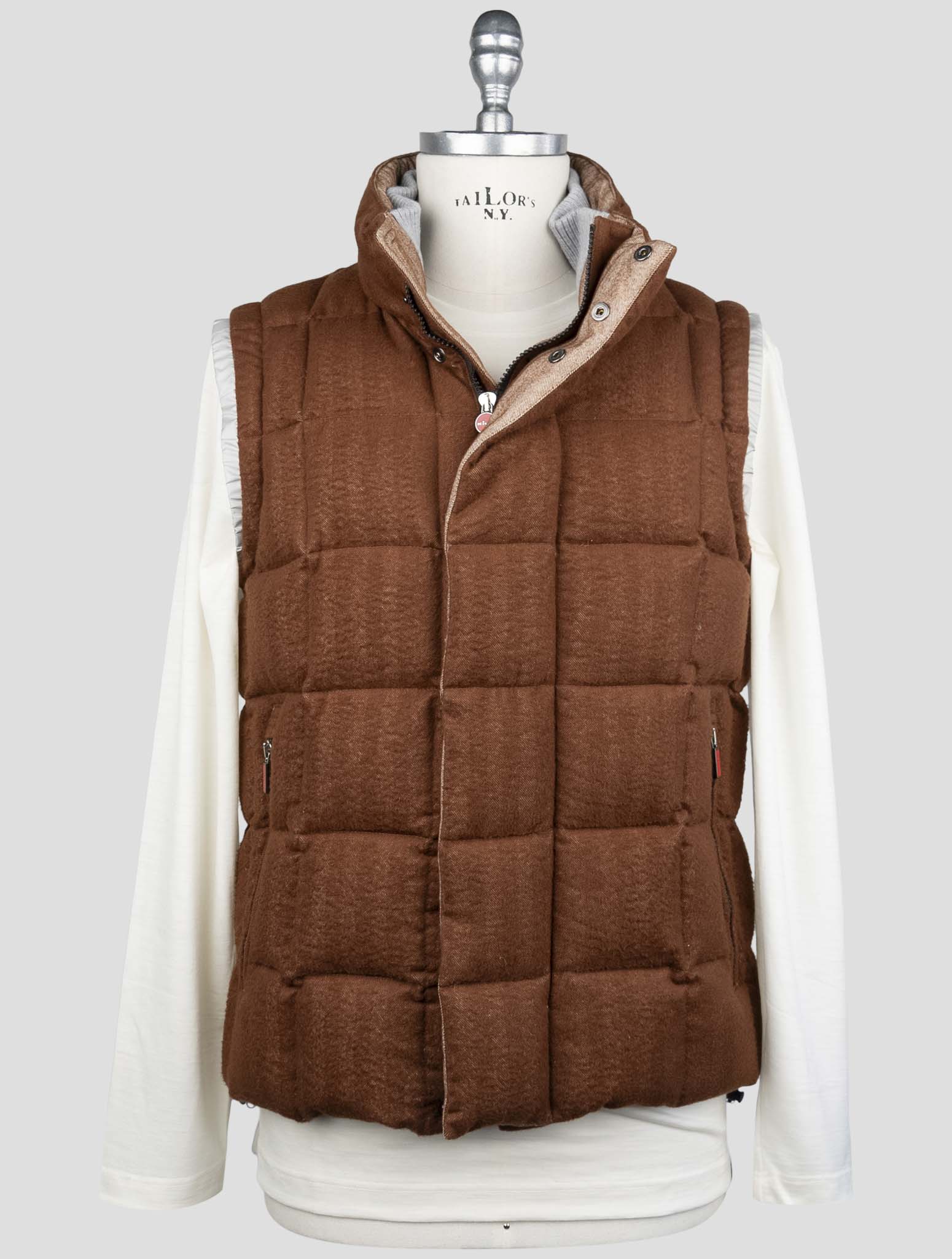 Kiton Brown Cashmere Gilet