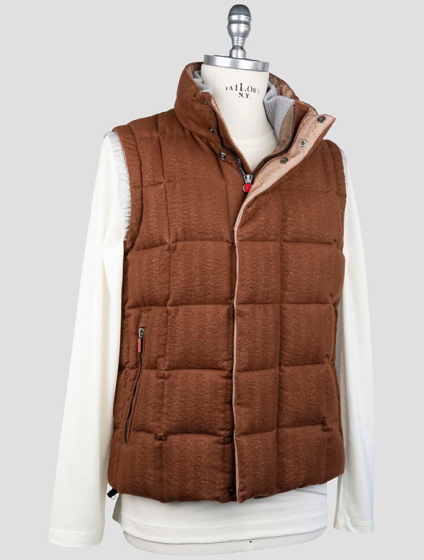 Kiton Brown Cashmere Gilet