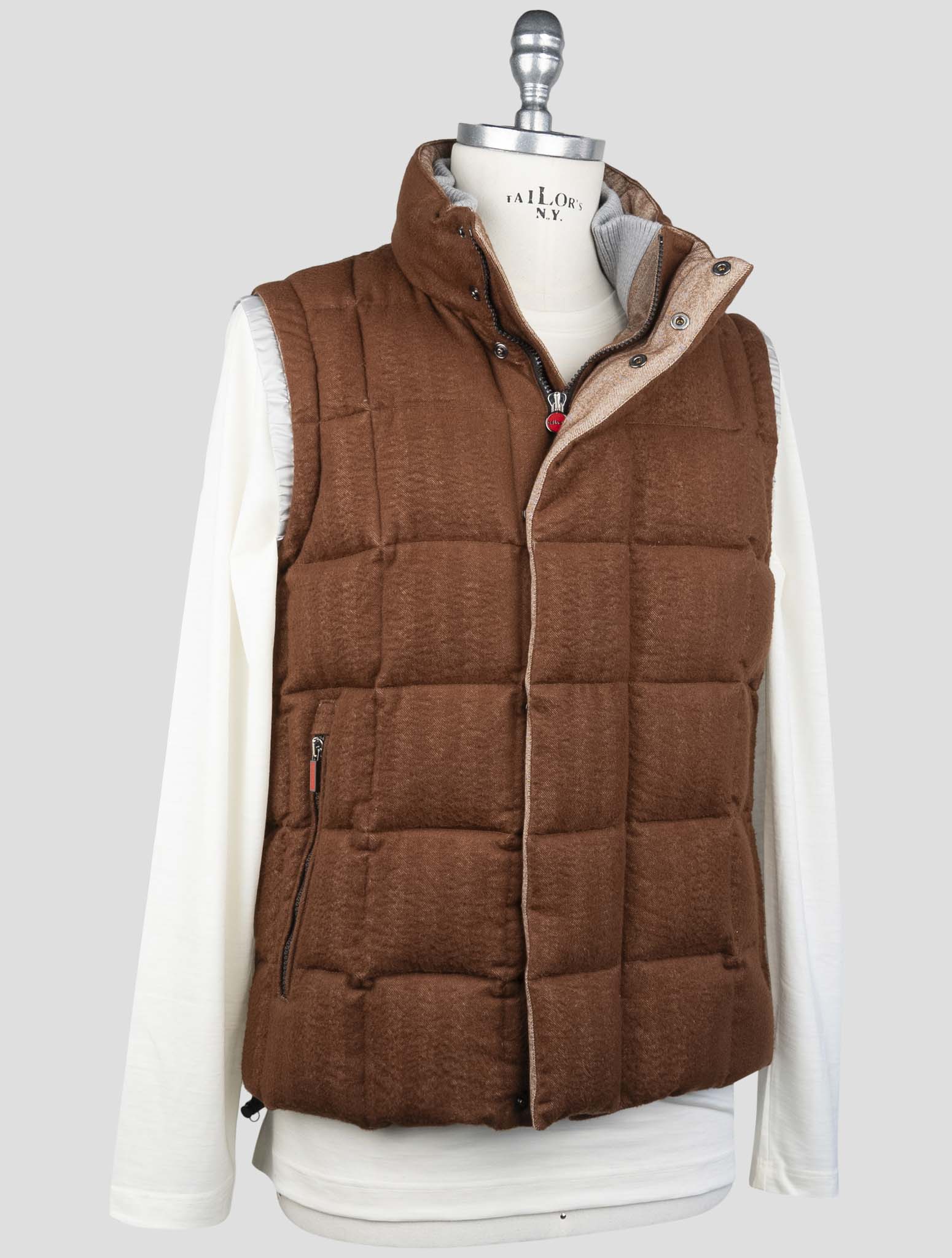 Kiton Brown Cashmere Gilet