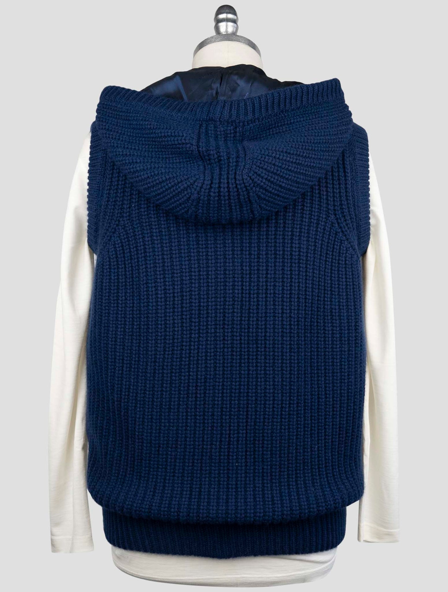 Kiton Blue Cashmere Gilet