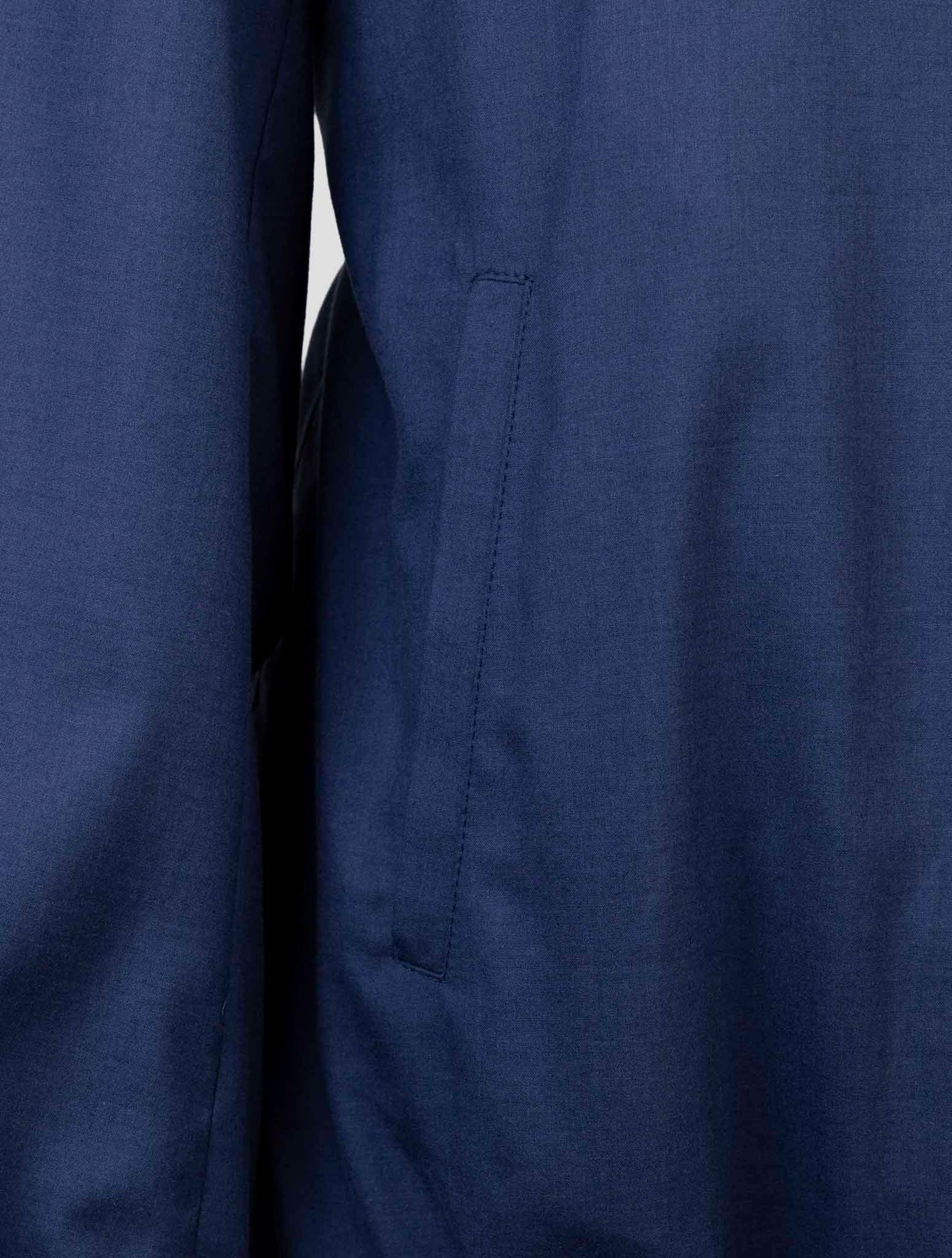 Kiton Blue Cashmere Silk Coat