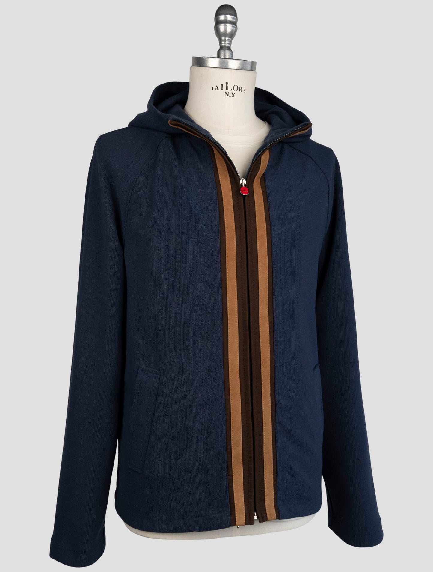 Kiton Blue Pl Coat
