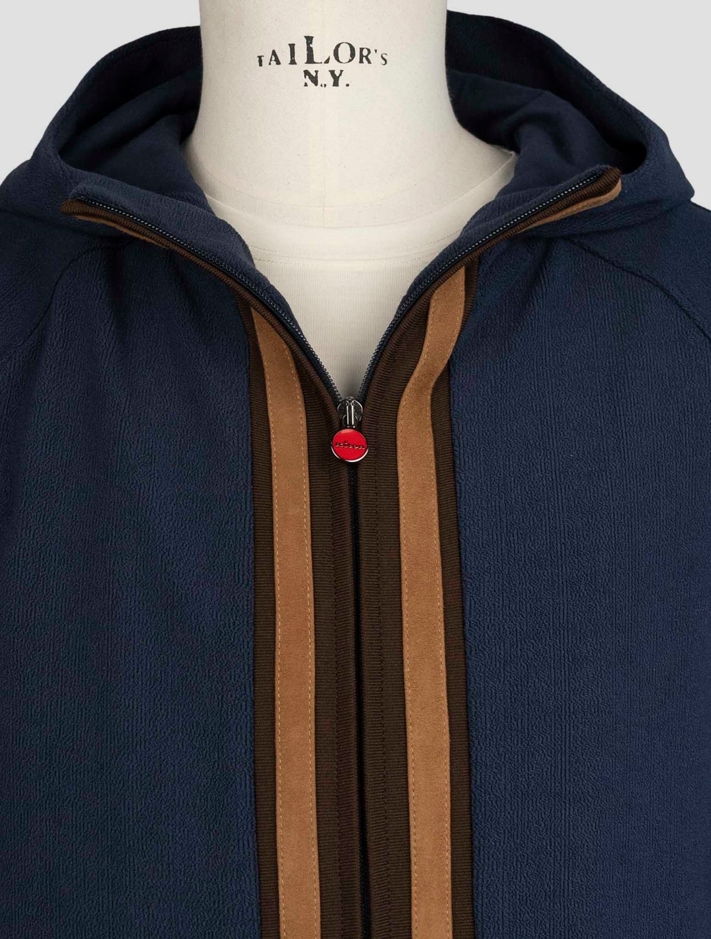 Kiton Blue Pl Coat