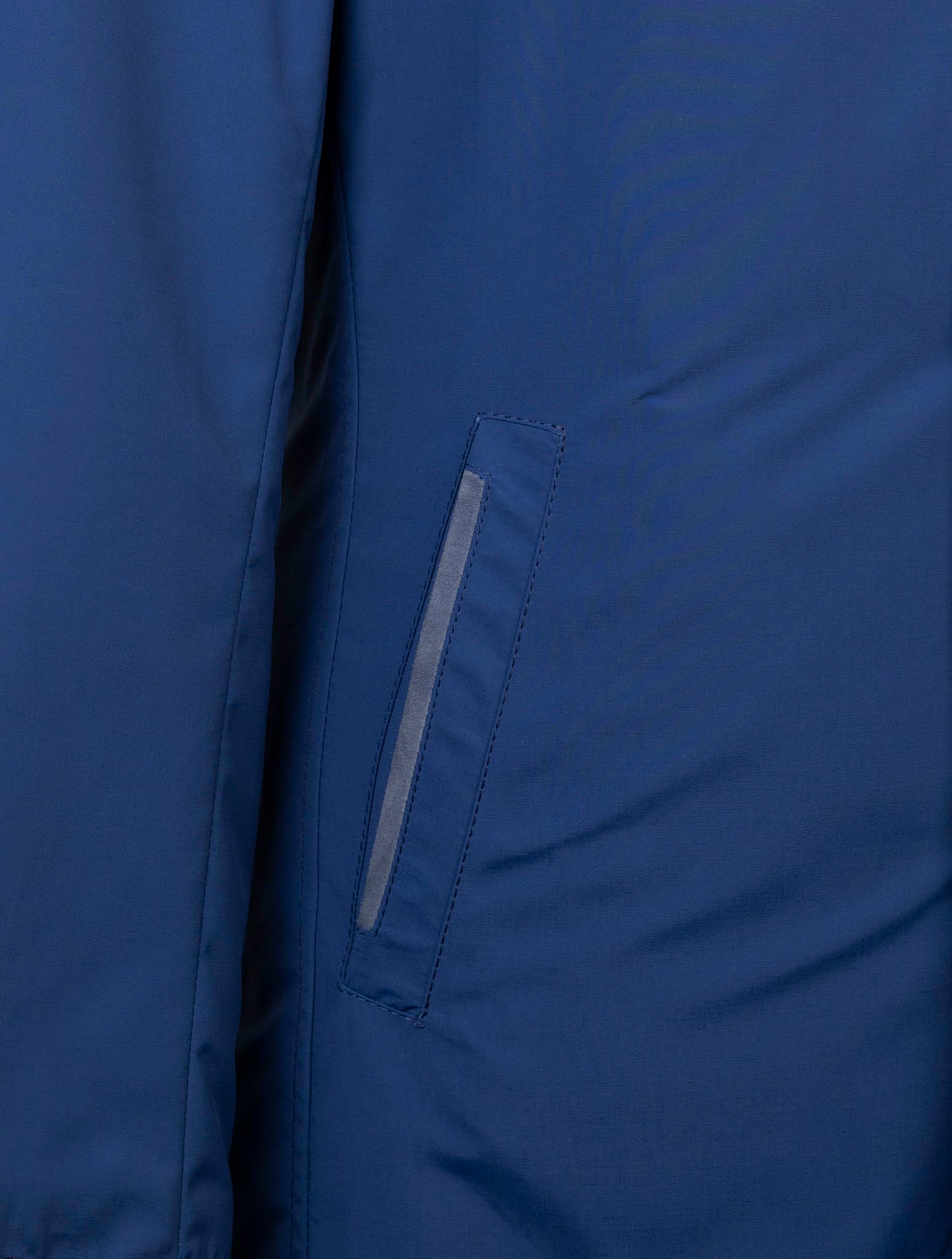 Kiton Blue Wool Pa Overcoat