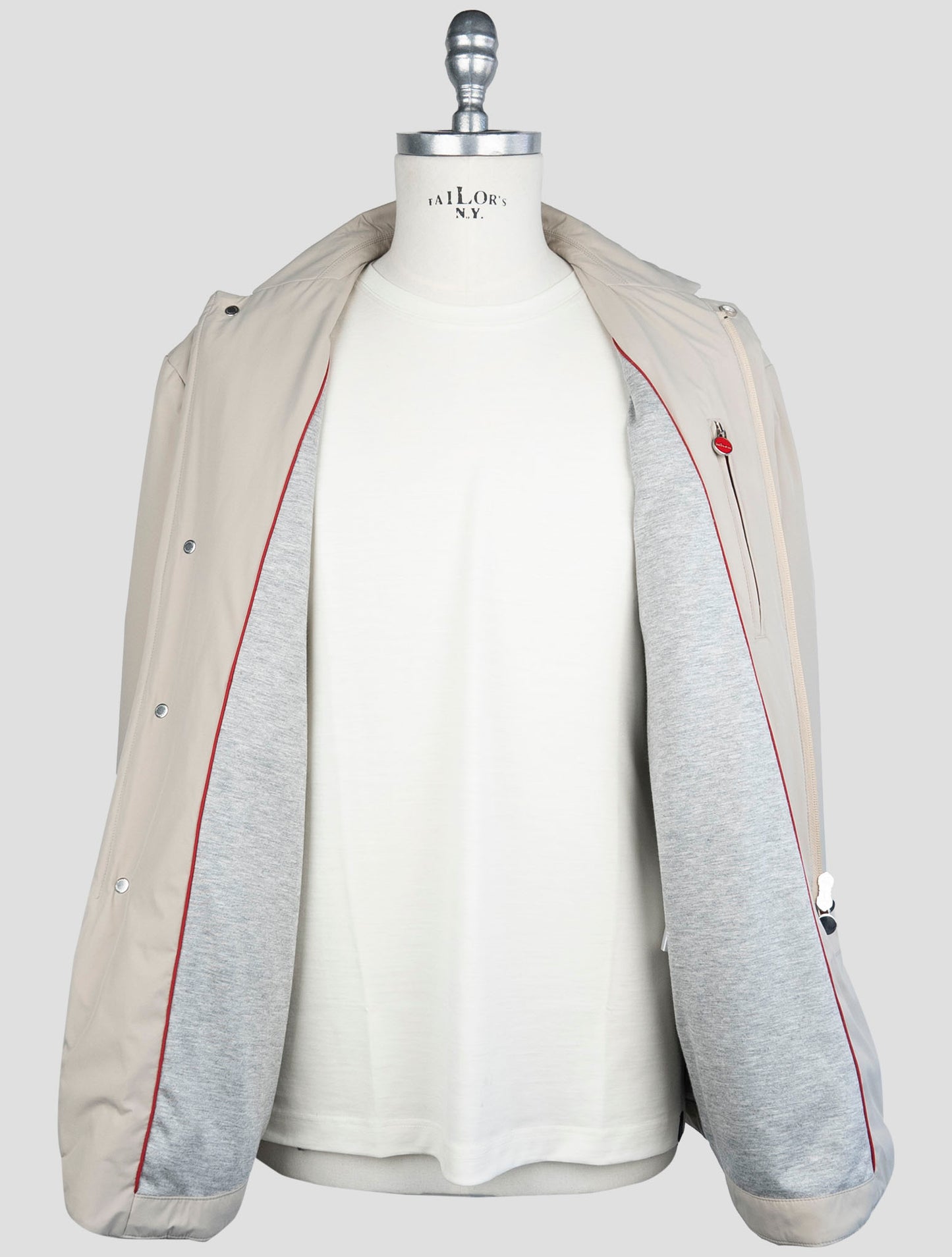 Kiton Taupe Pl Coat