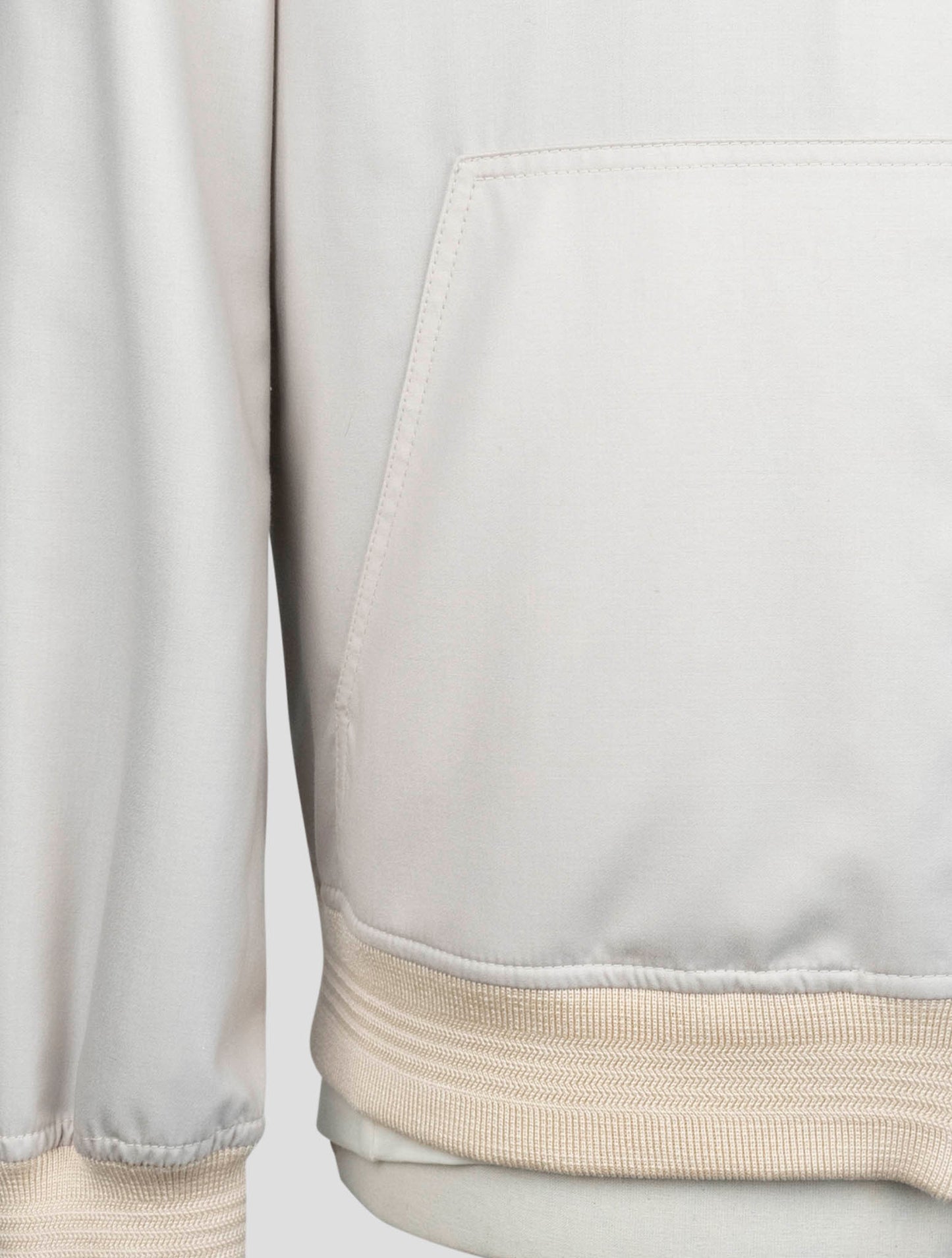 kiton Beige Cashmere Silk Coat