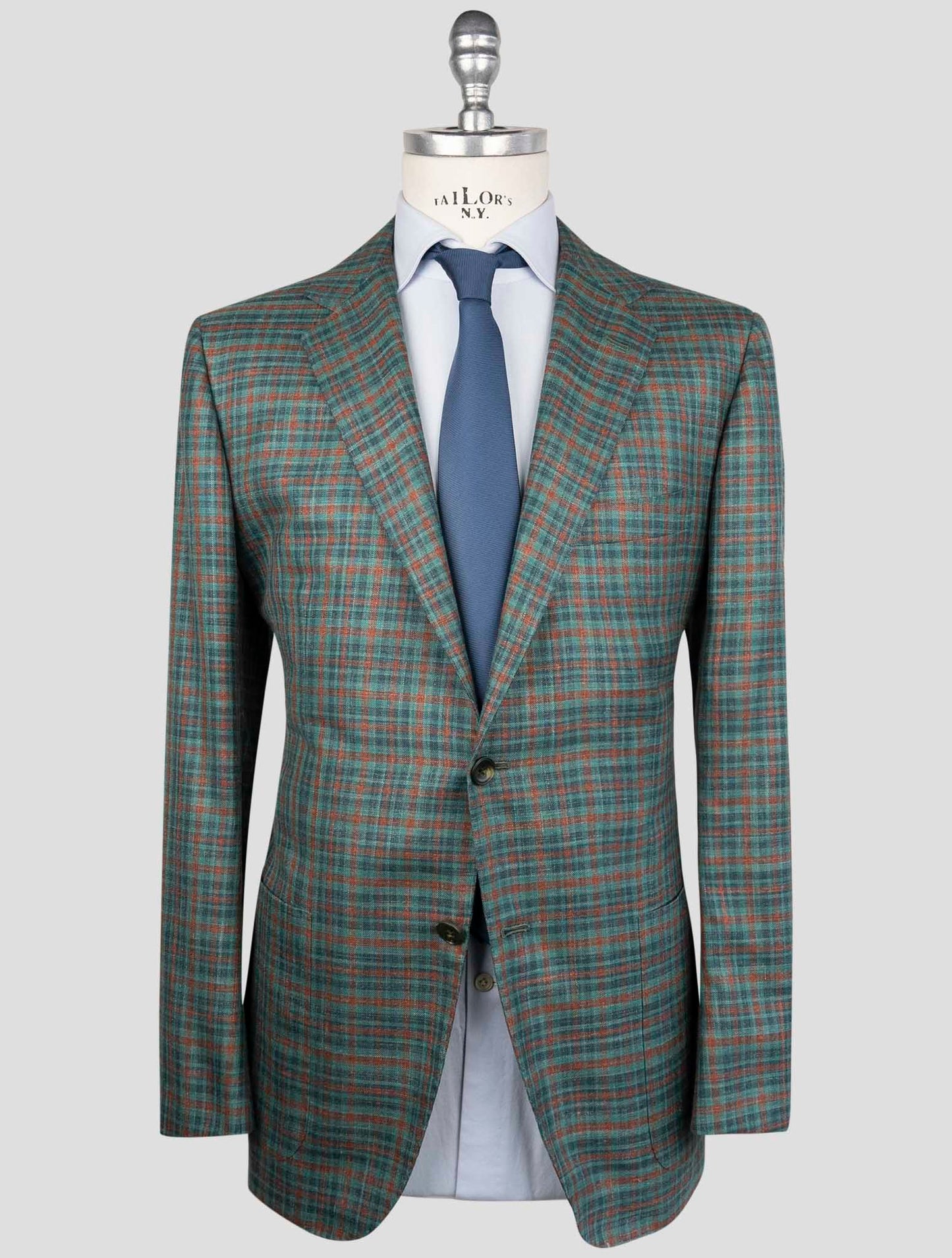 Kiton Multicolor Cashmere Silk Linen