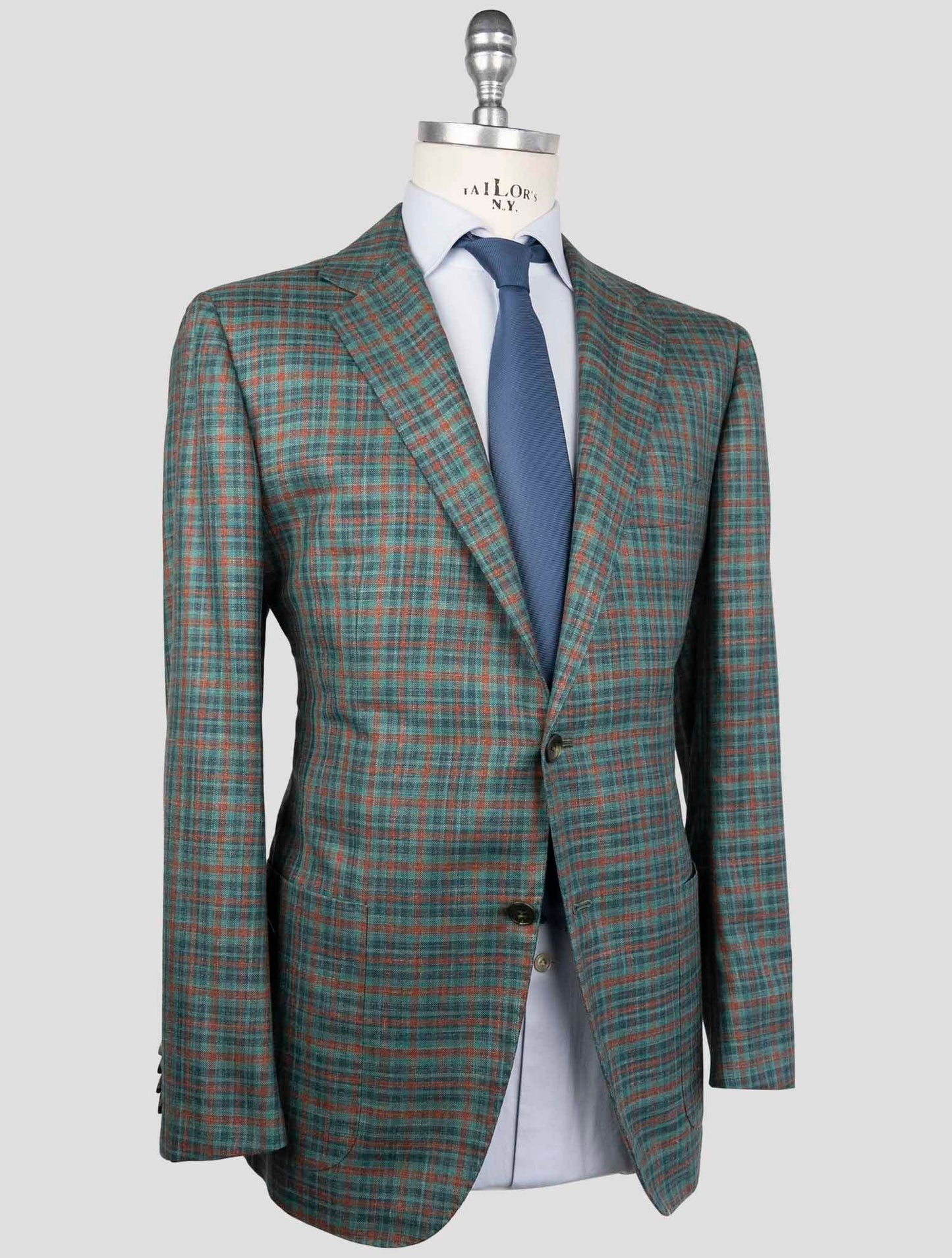 Kiton Multicolor Cashmere Silk Linen