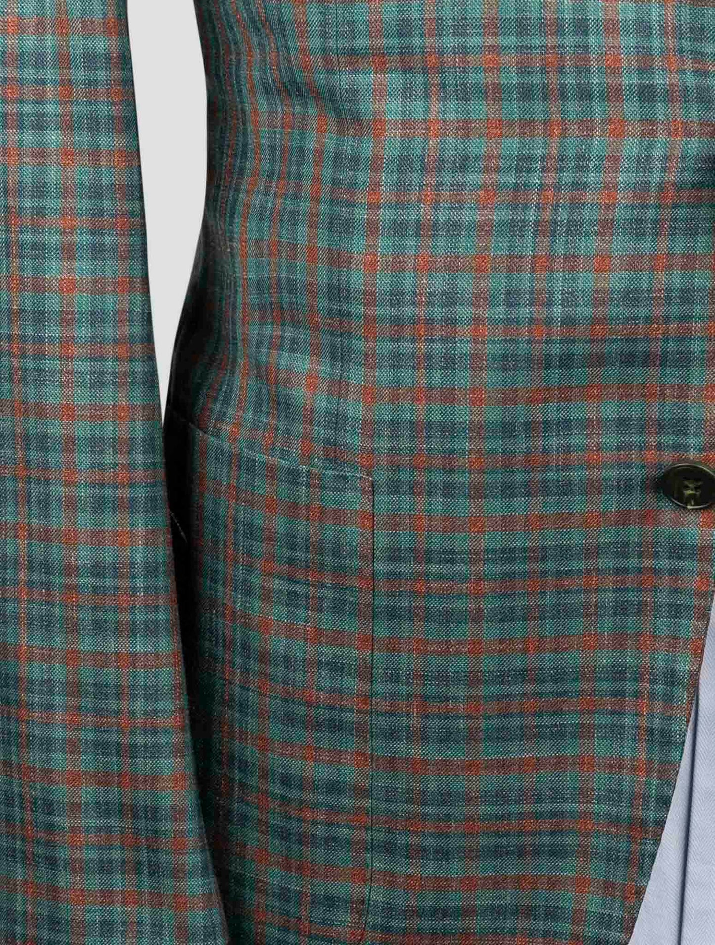Kiton Multicolor Cashmere Silk Linen