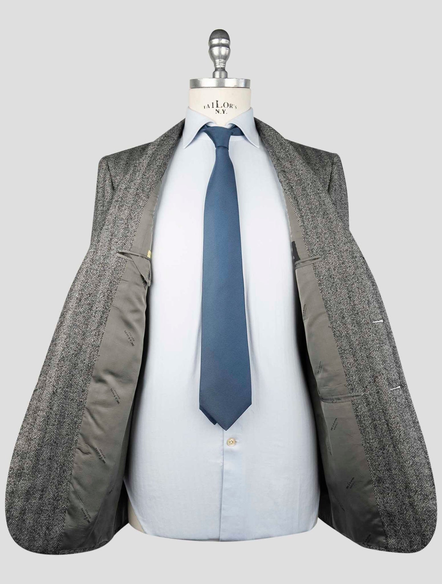 Kiton Gray Cashmere Blazer