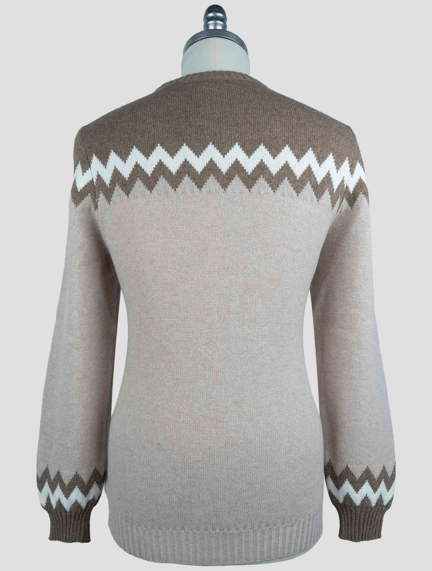 Kiton Brown Cashmere Sweater Crewneck