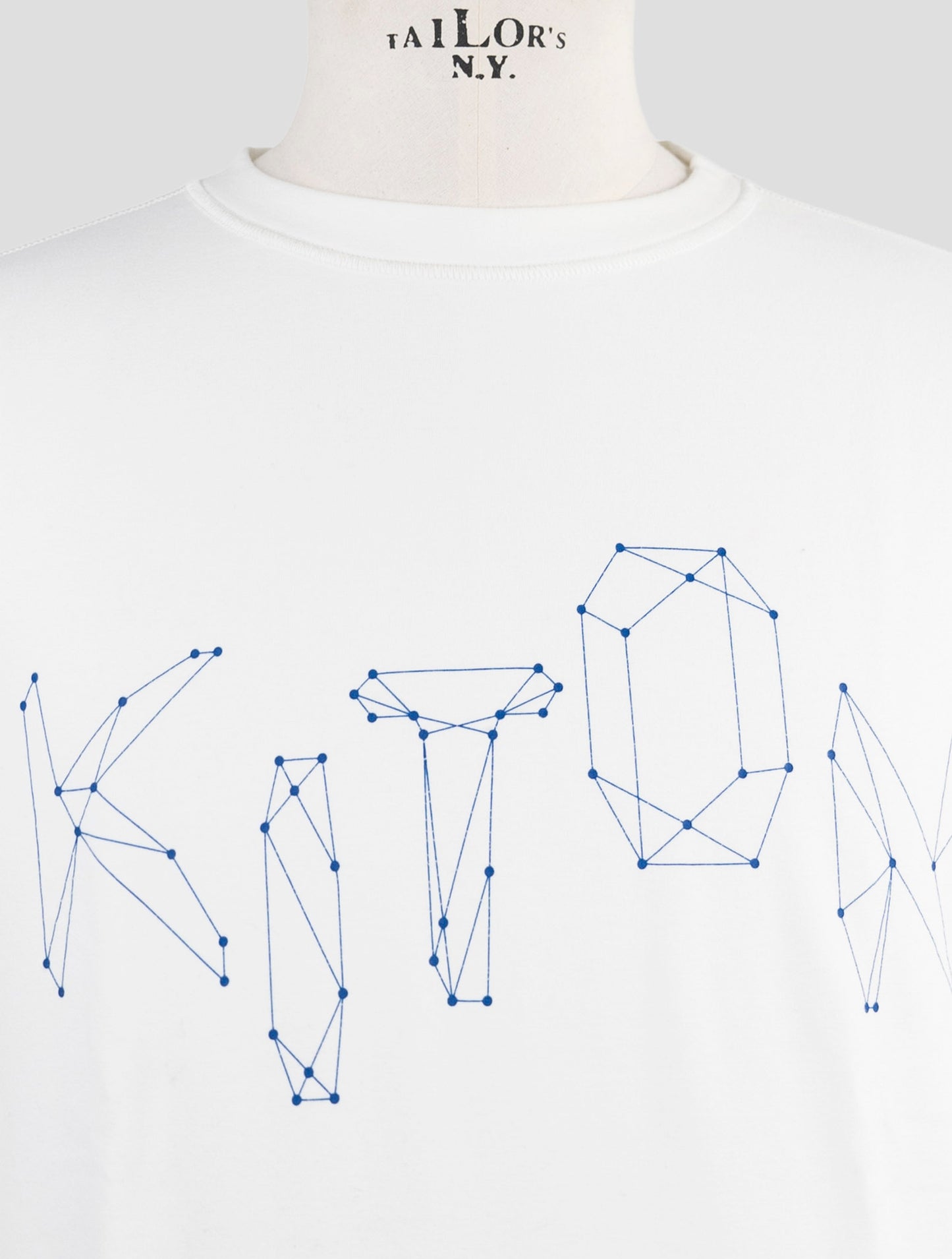 Kiton White Cotton Ea Sweater Crewneck