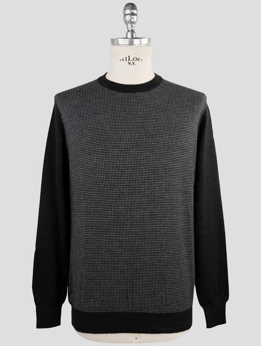 Kiton Multicolor Cashmere Silk Sweater Crewneck