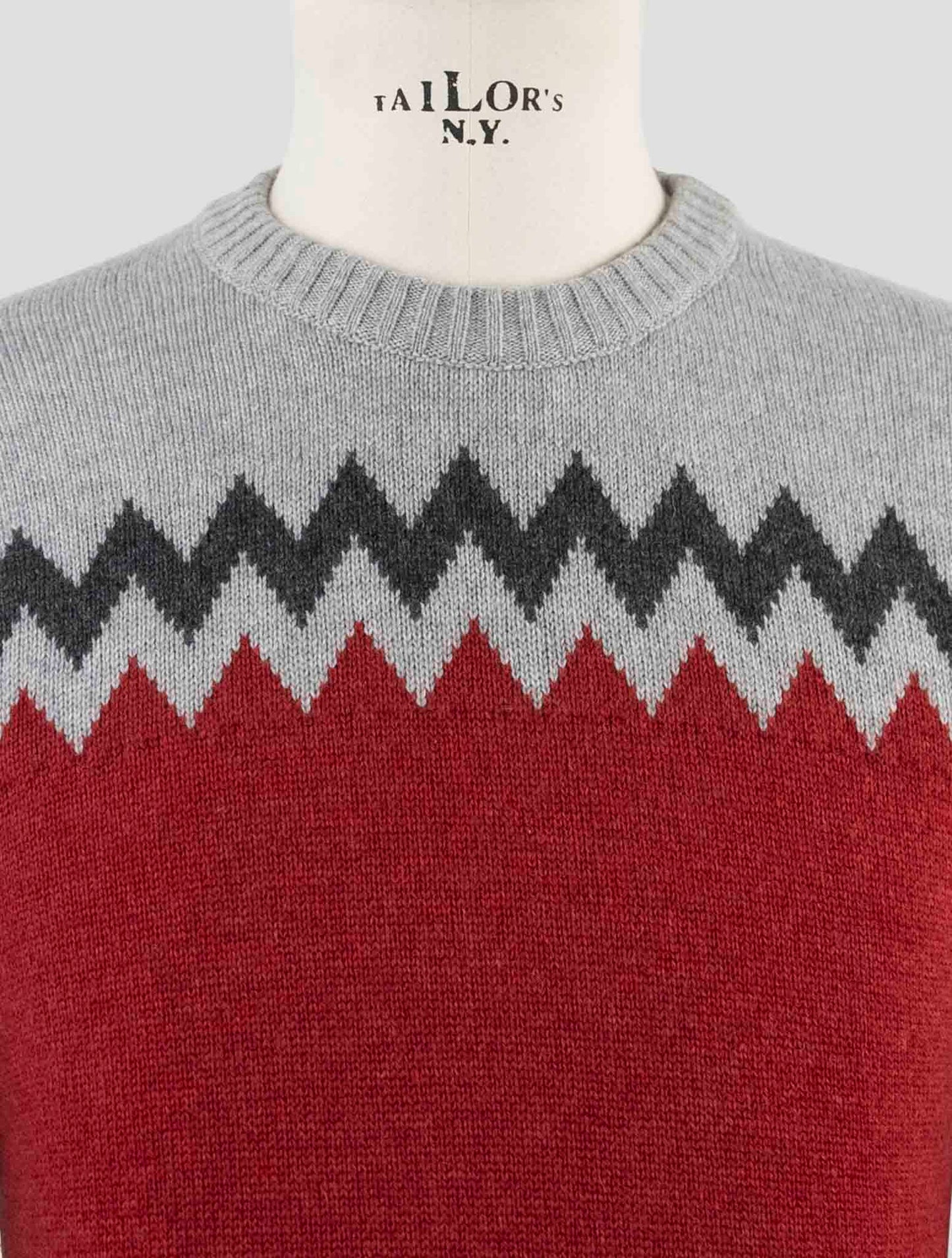 Kiton Multicolor Cashmere Sweater Crewneck