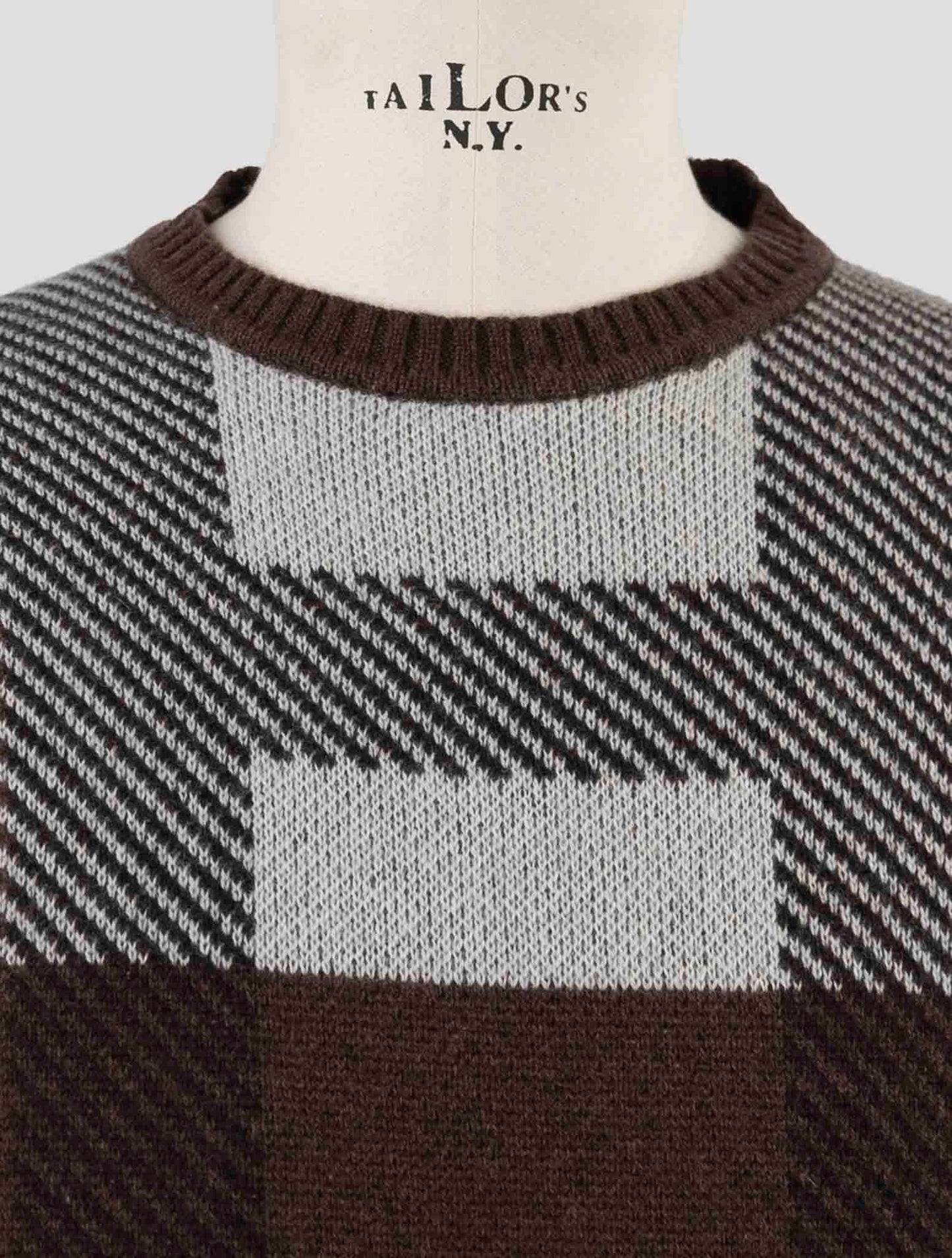 Kiton Multicolor Cashmere Sweater Crewneck