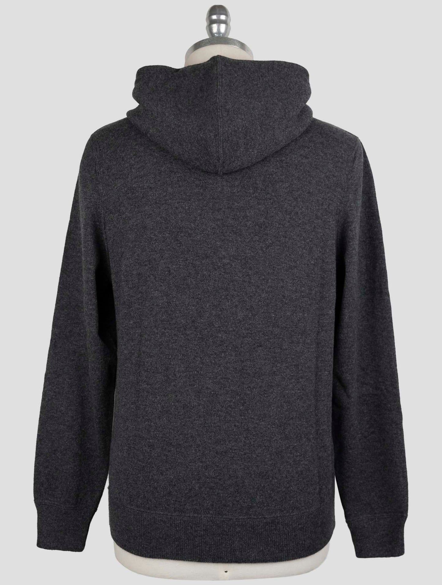 Kiton Dark Gray Cashmere Sweater Full Zip