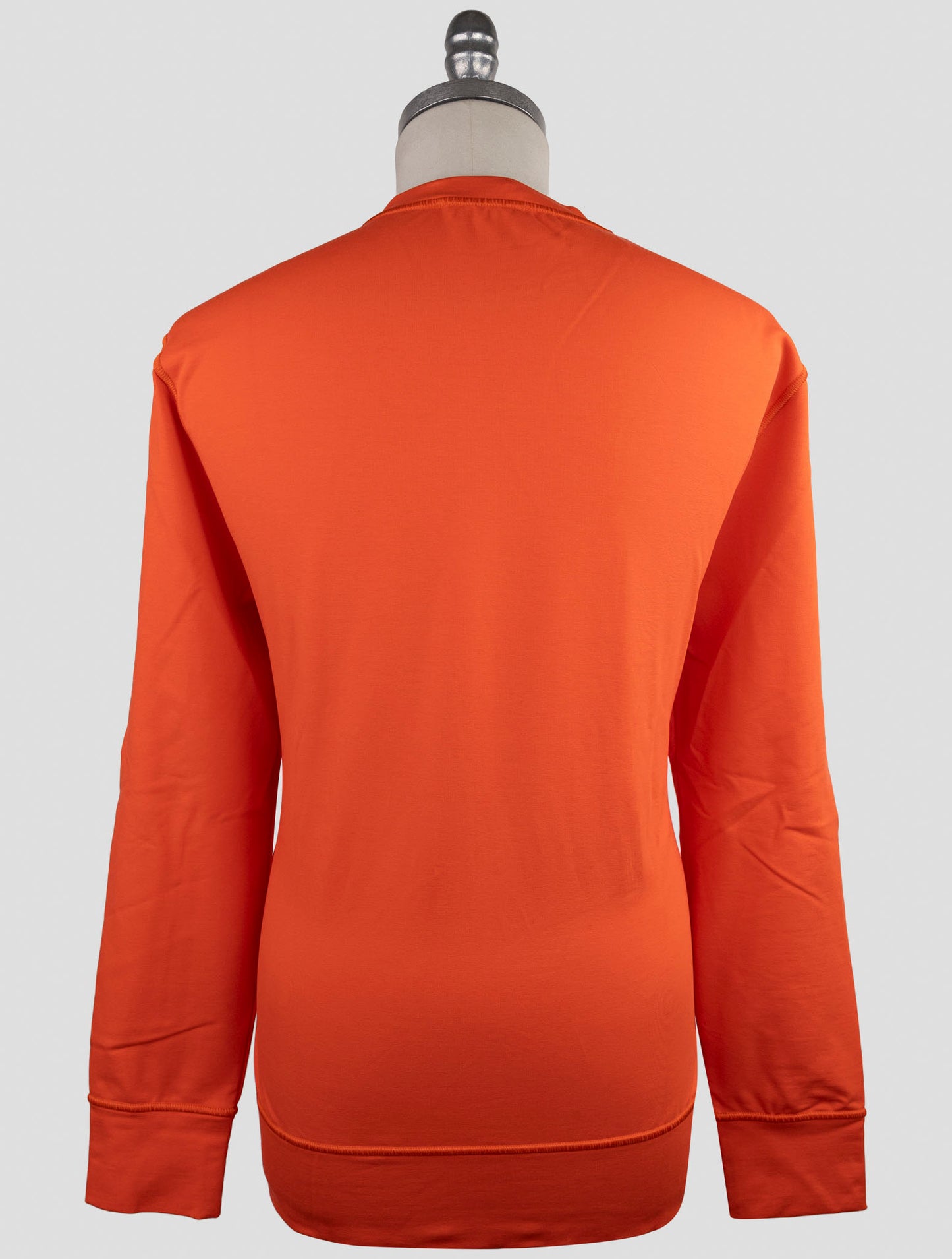 Kiton Red Cotton Ea Sweater Crewneck