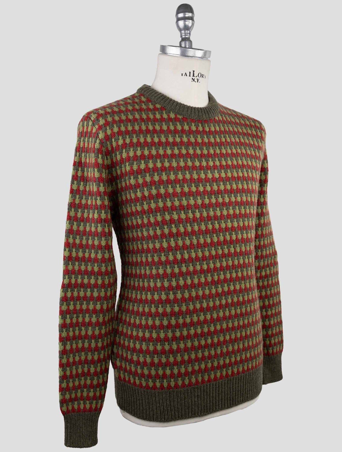 Kiton Multicolor Cashmere Sweater Crewneck