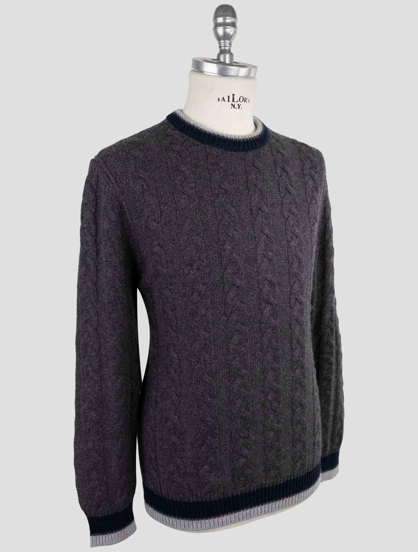 Kiton Multicolor Cashmere Sweater Crewneck