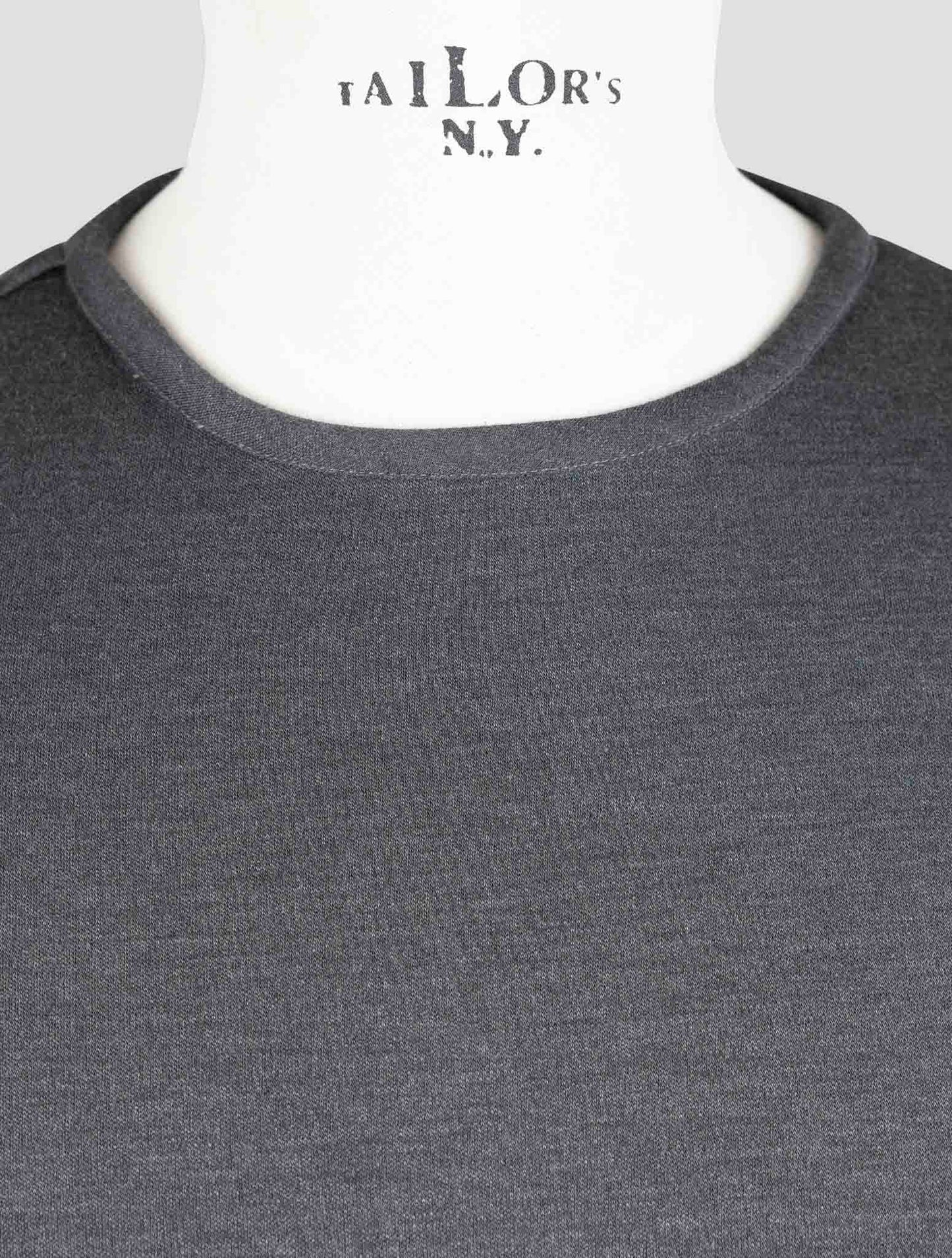 Kiton Dark Gray Cashmere Silk Sweater Crewneck