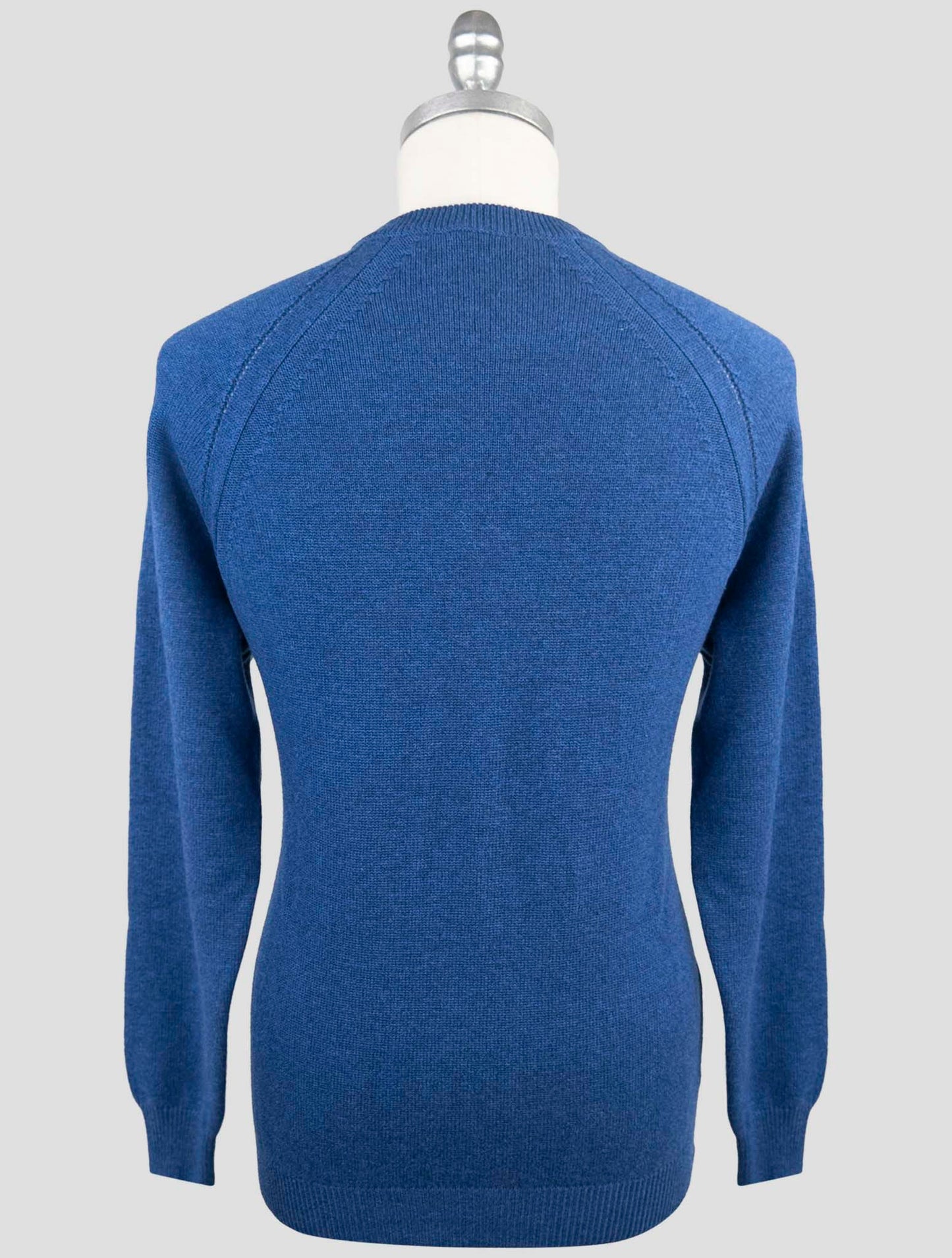 Kiton Blue Cashmere Sweater Crewneck