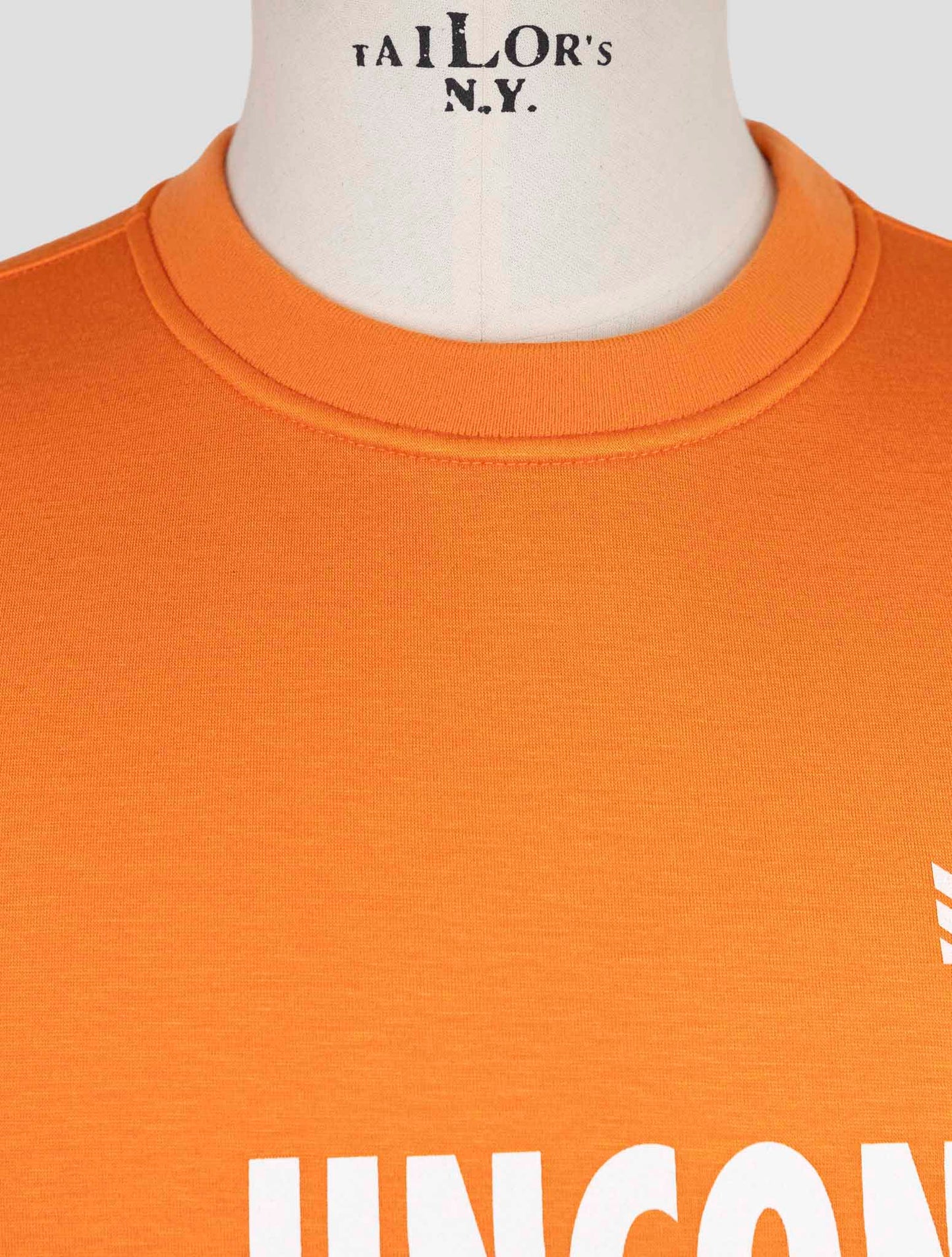 Kiton Knt Orange Viscose Ea Sweater Crewneck