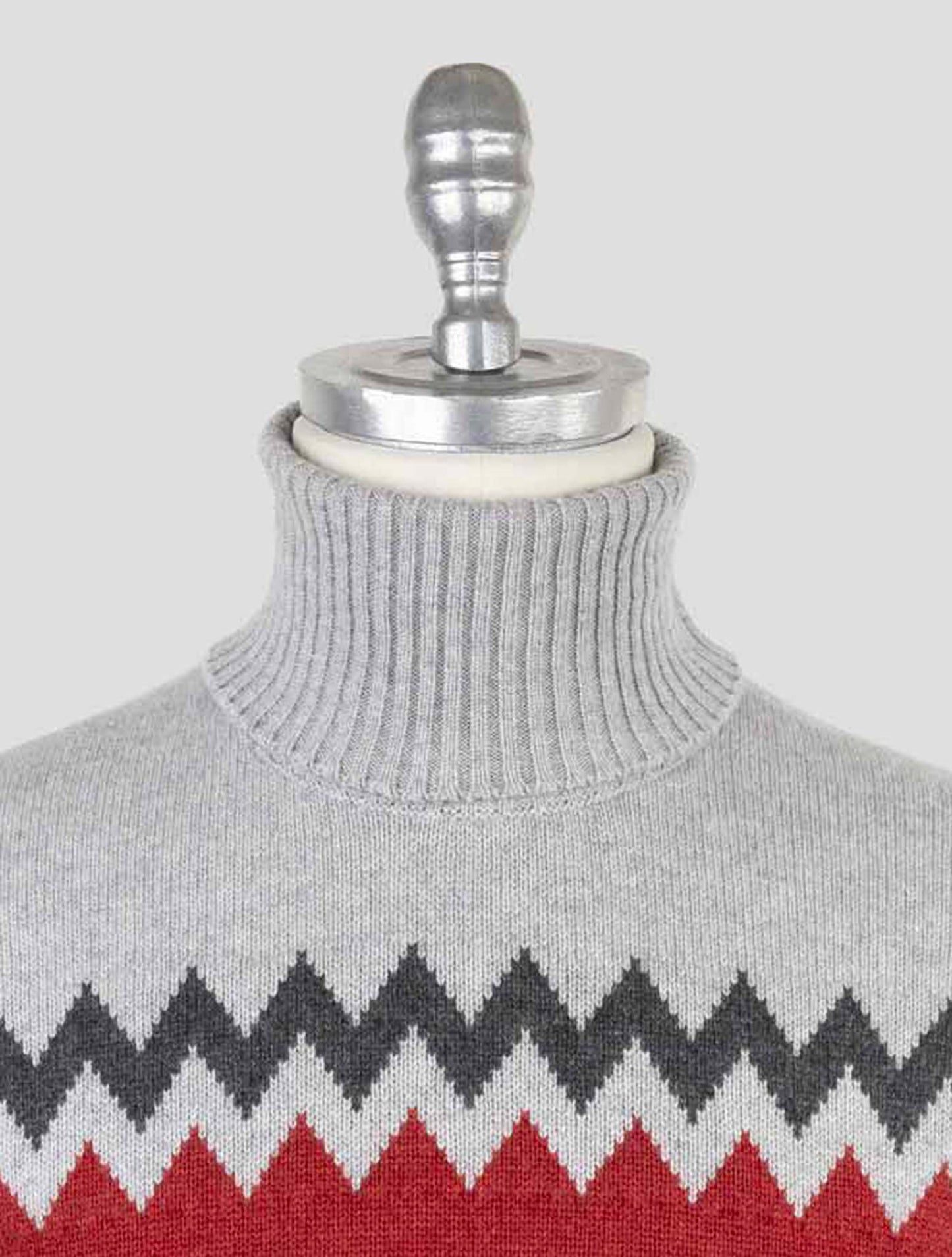Kiton Multicolor Cashmere Sweater Turtleneck