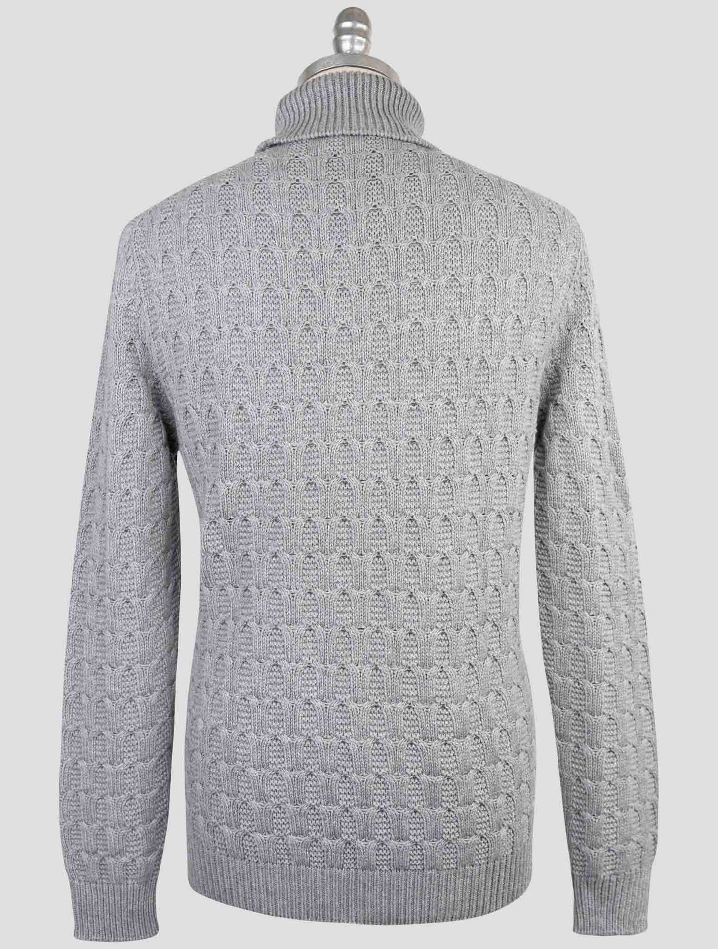 Kiton Gray Cashmere Sweater Turtleneck