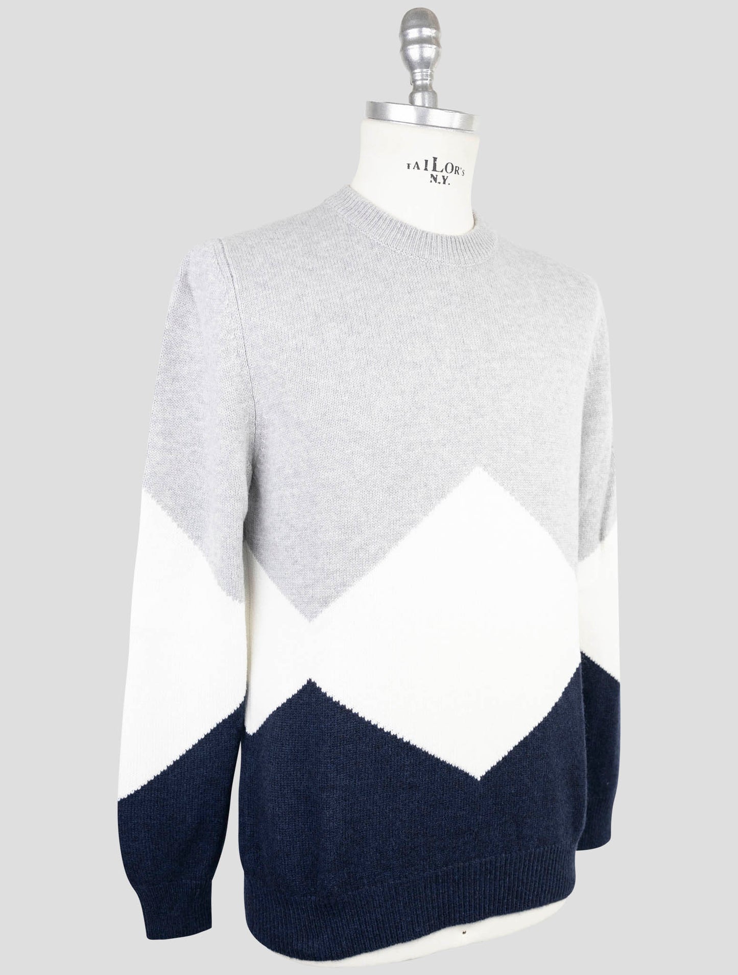 Kiton Multicolor Cashmere Sweater Crewneck