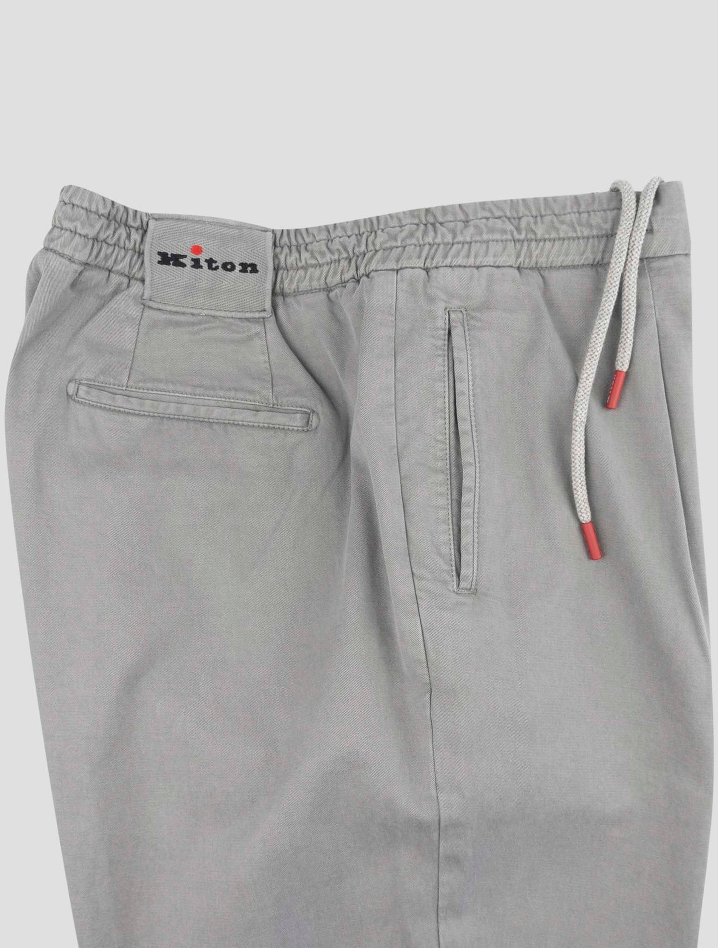 Kiton Gray Lyocell Cotton Ea Jeans