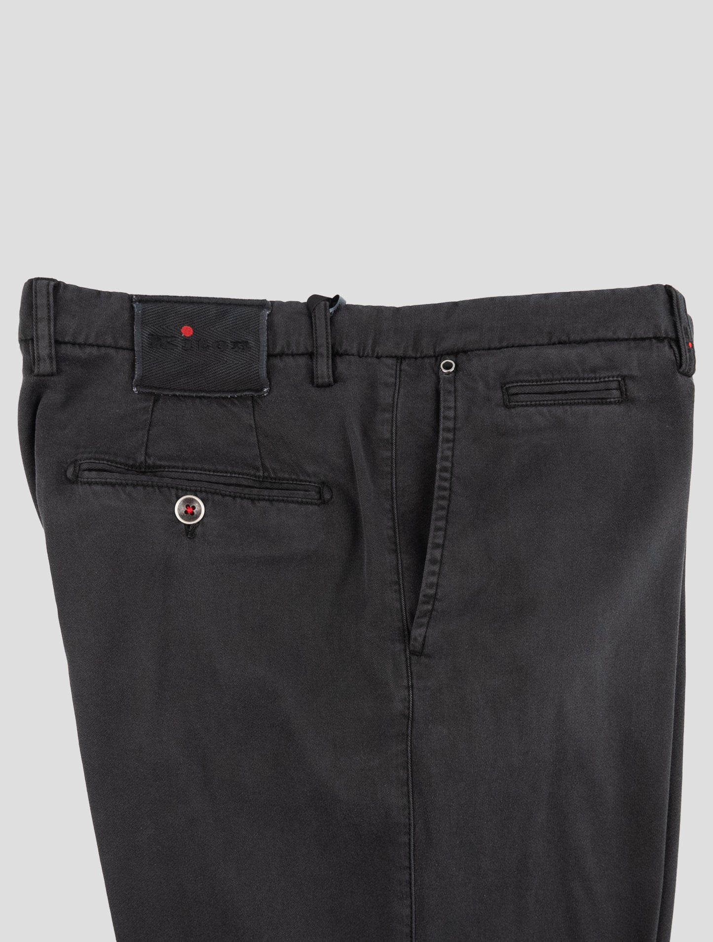 Kiton Gray Lyocell Ea Pants