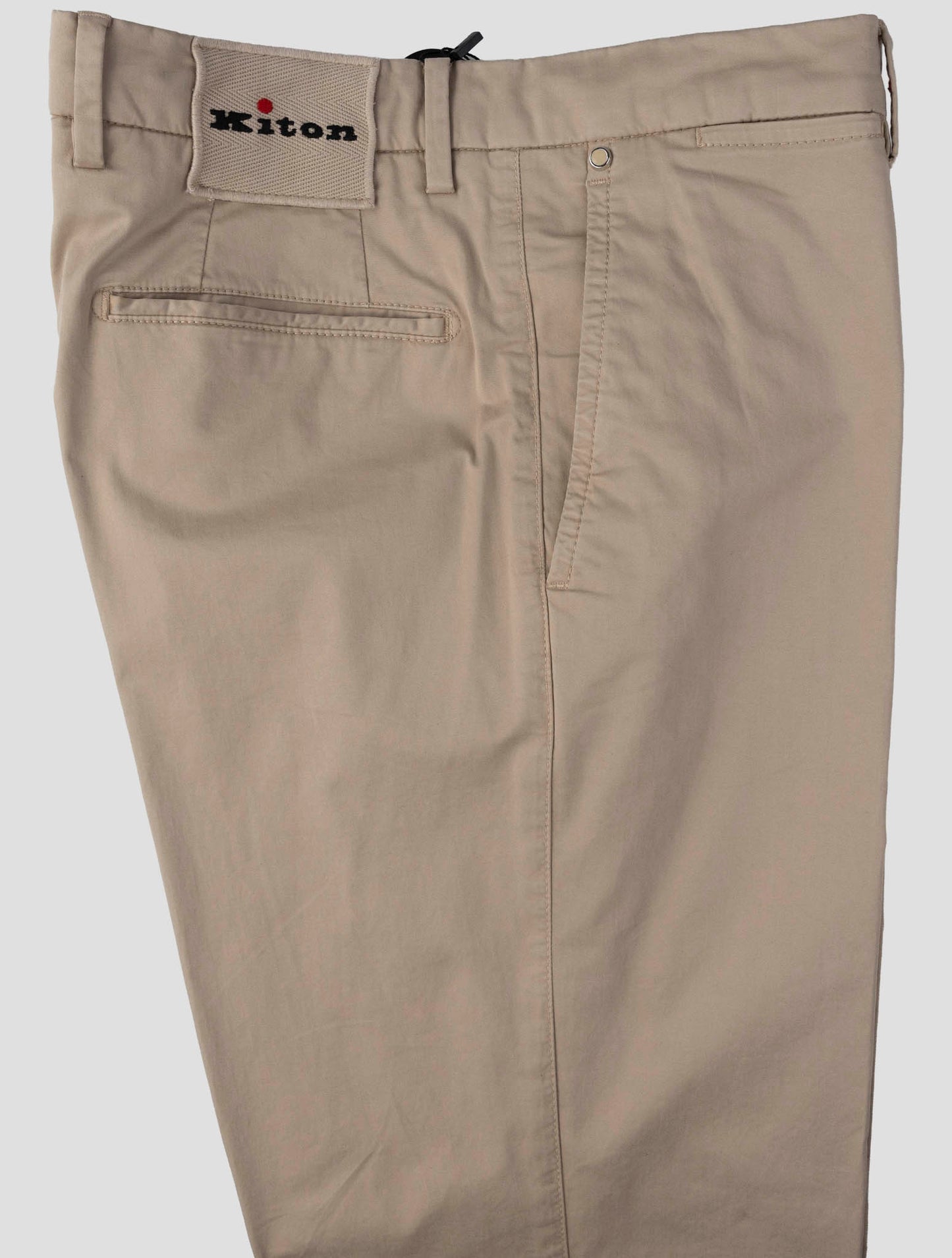 Kiton Beige Cotton Ea Pants