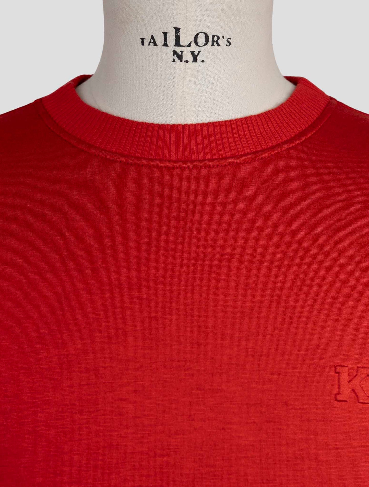 Kiton Knt Red Viscose Ea Sweater Crewneck