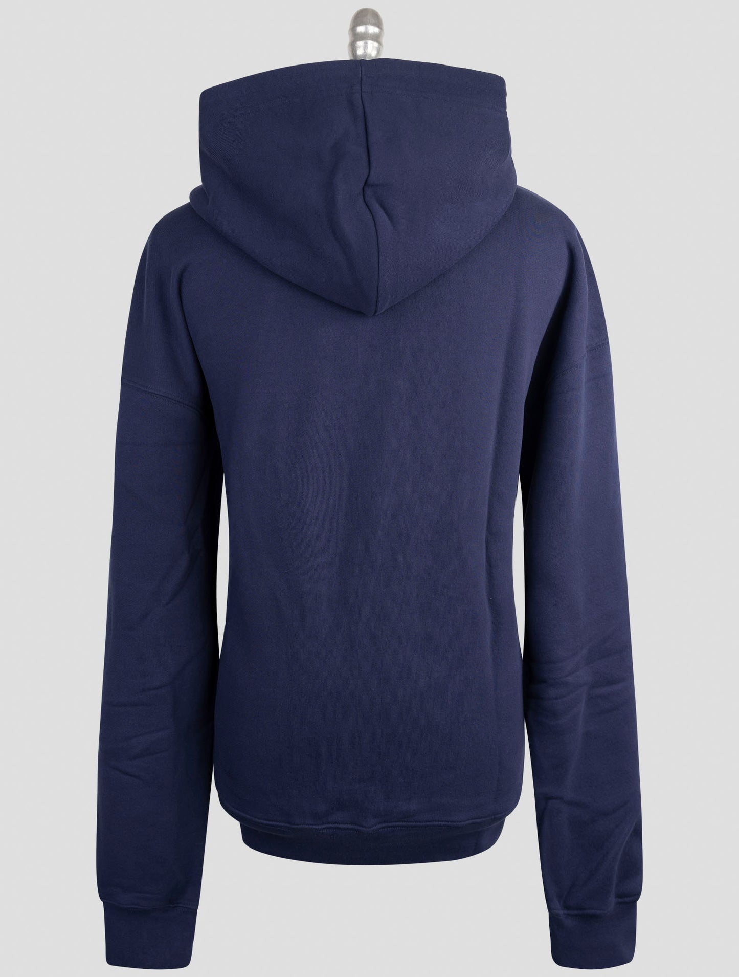 Kiton Knt Blue Cotton Sweater Hoodie
