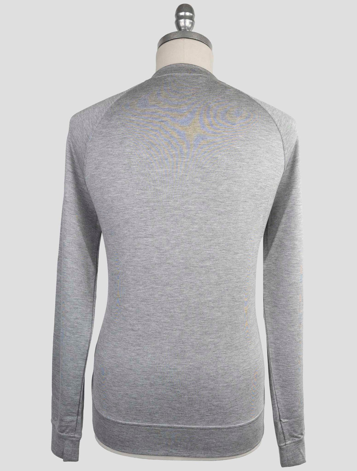 Kiton Knt Gray Viscose Ea Sweater Crewneck