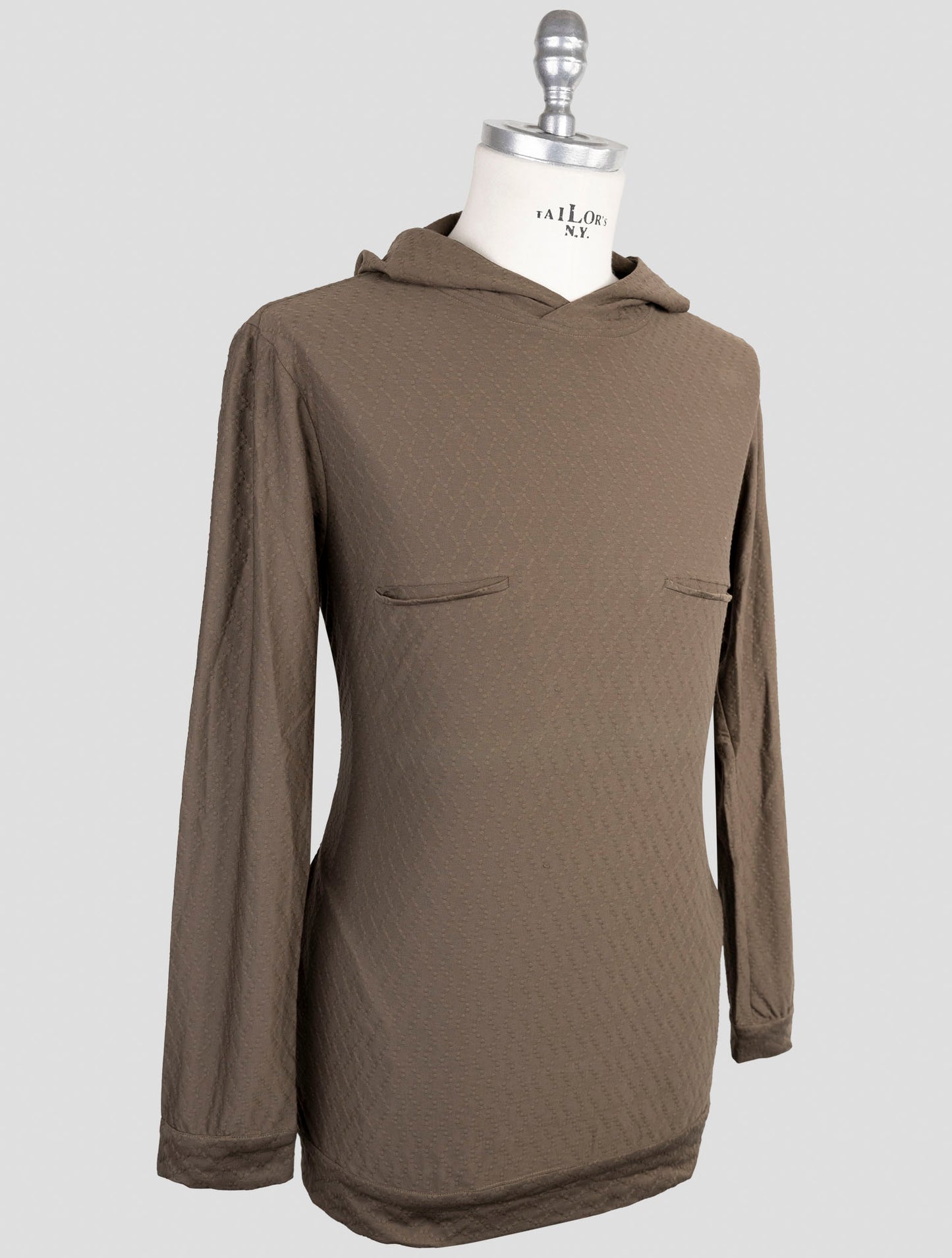 Kiton Knt Brown Pa Ea Sweater Hoodie