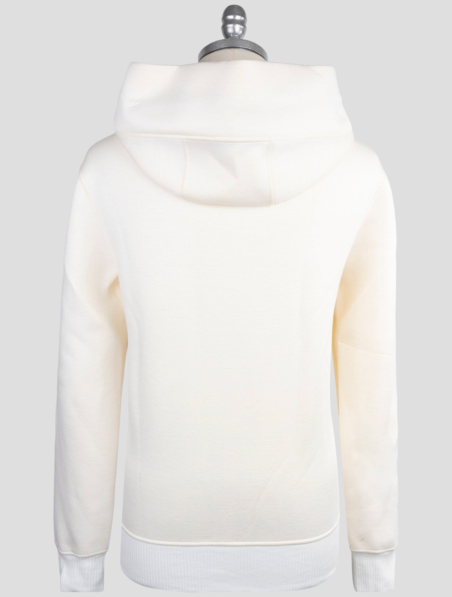 Kiton Knt White Viscose Ea Sweater Hoodie