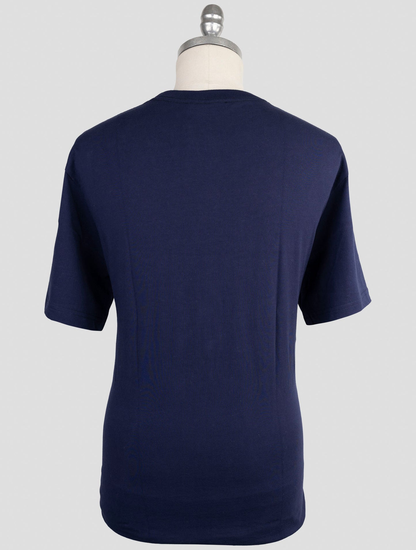 Kiton Knt Blue Cotton T-Shirt