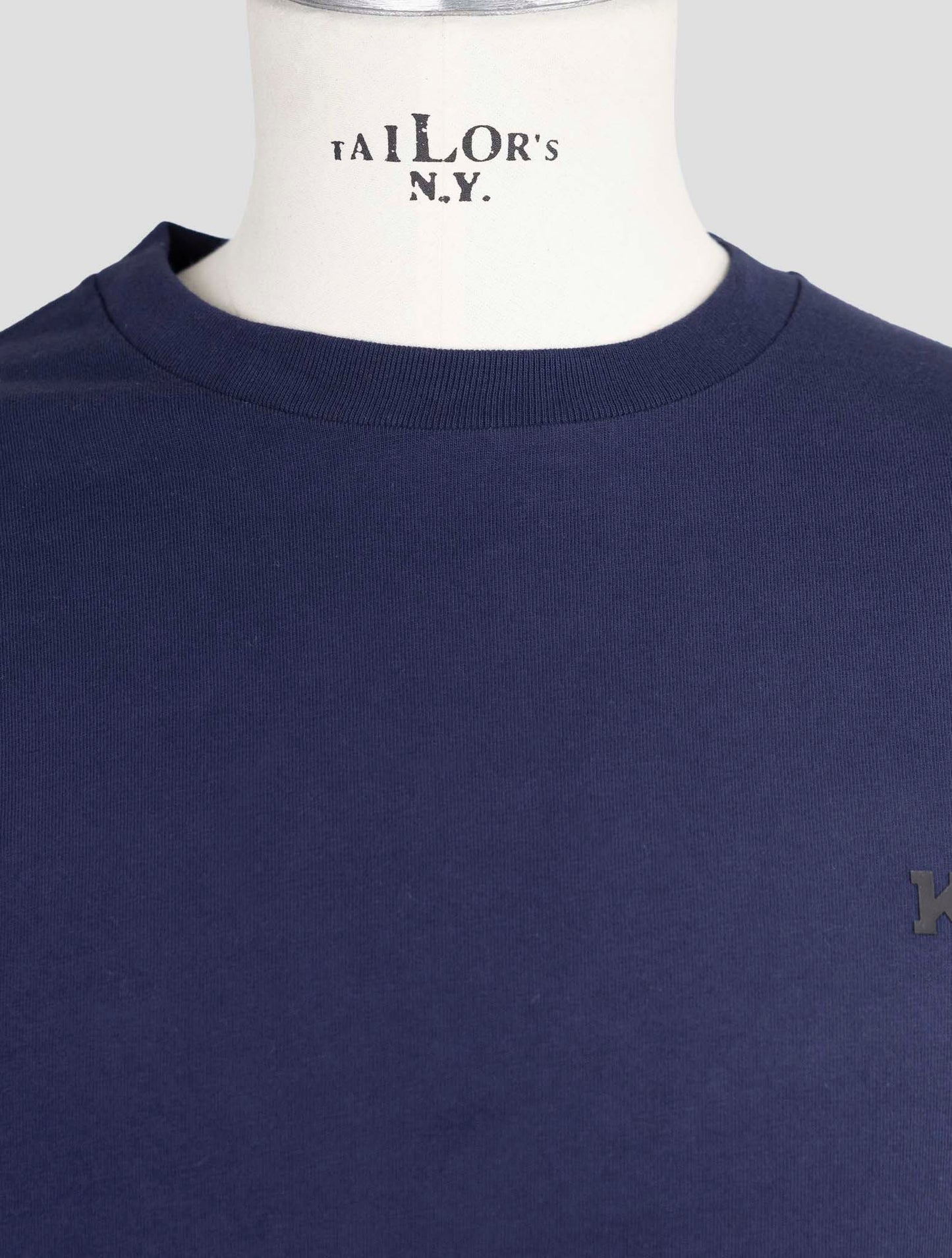 Kiton Knt Blue Cotton T-Shirt