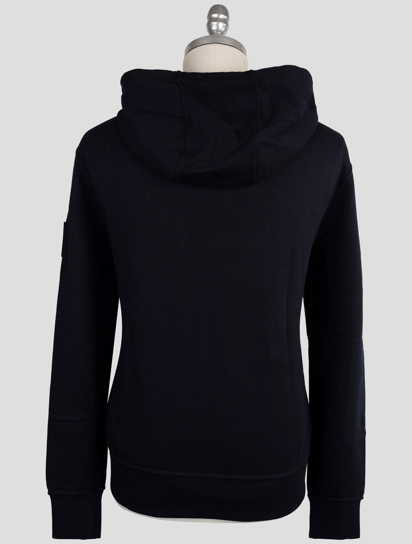 Kiton Knt Blue Red Cotton Sweater Hoodie