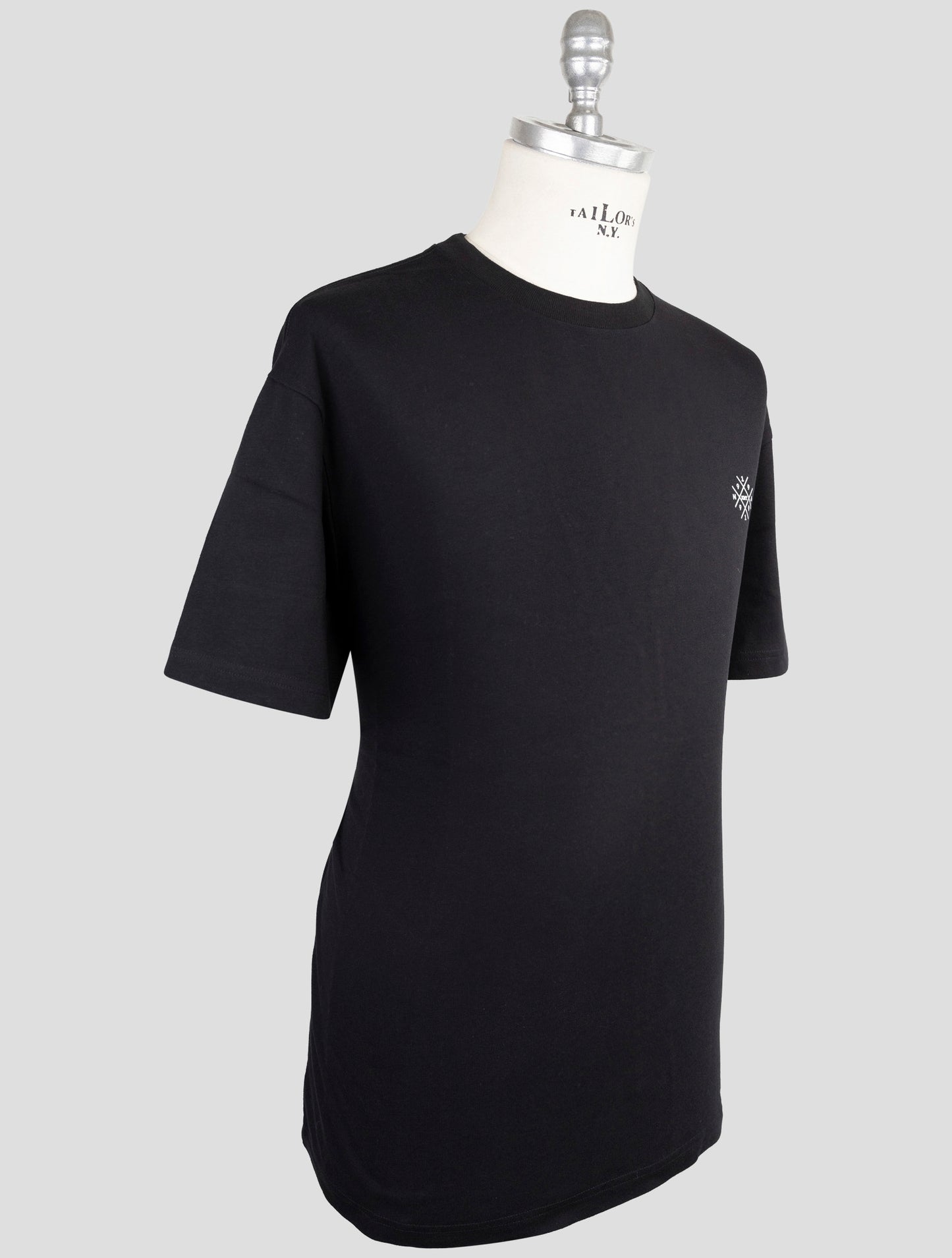 Kiton Knt Black Cotton T-Shirt