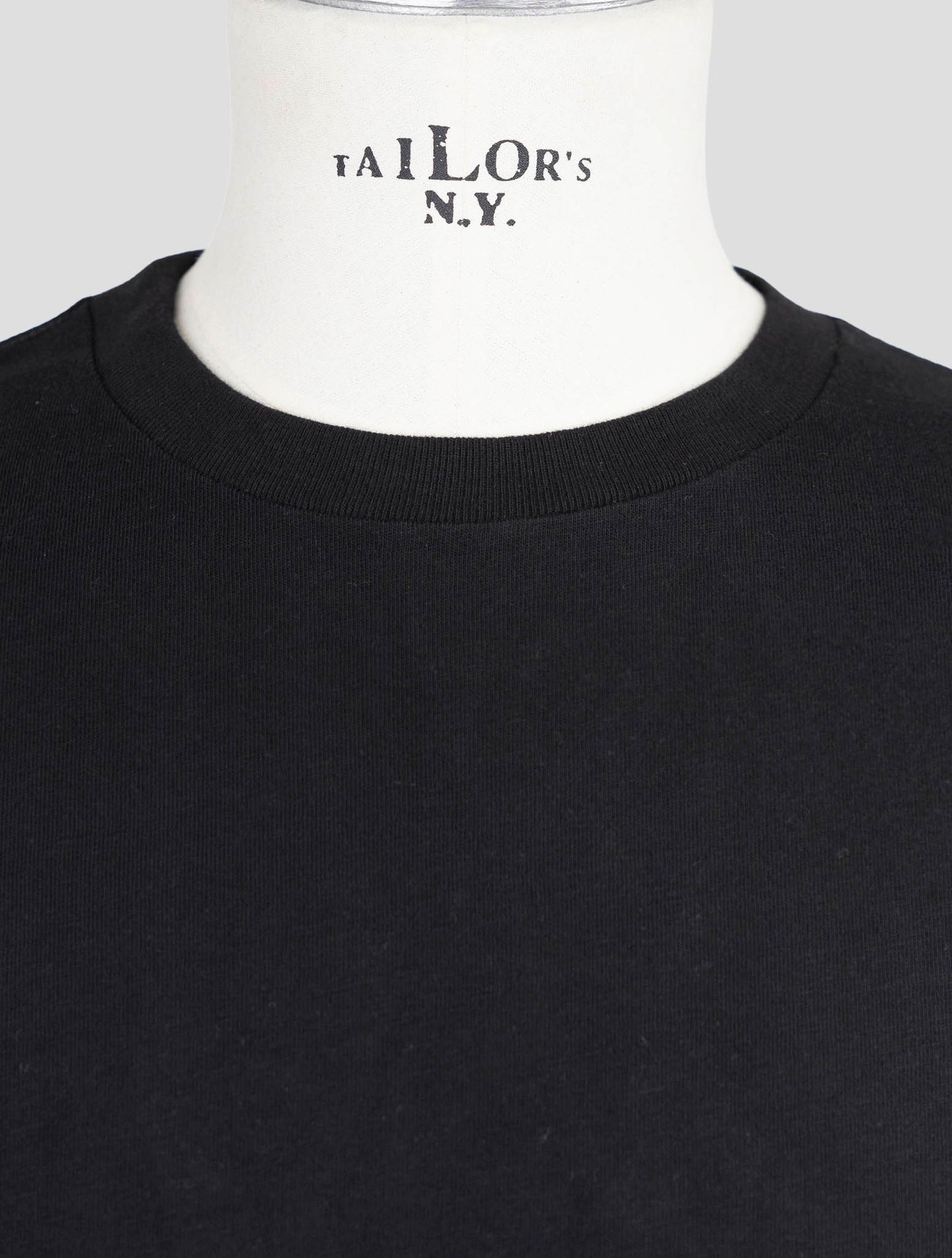 Kiton Knt Black Cotton T-Shirt